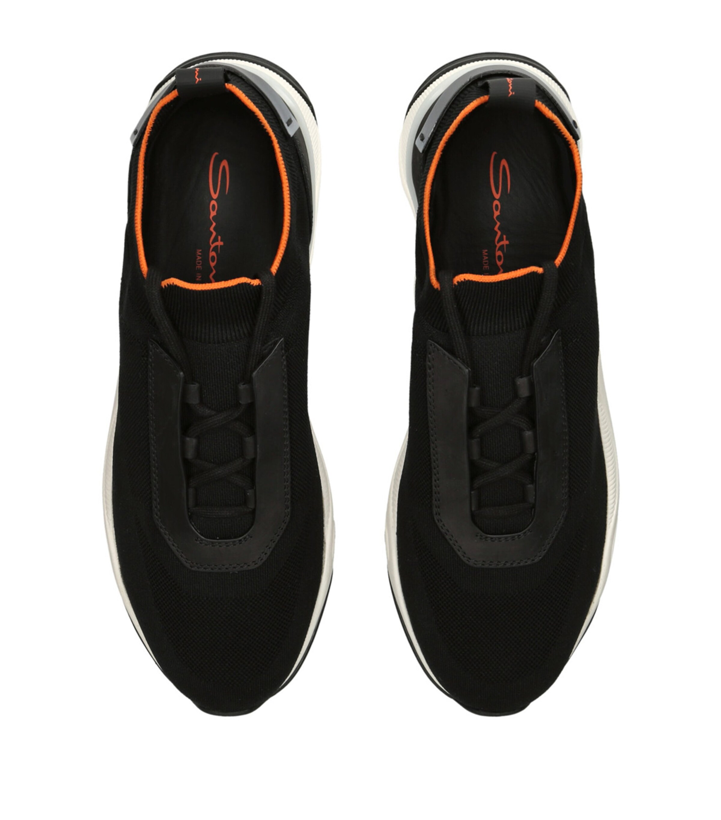 Technical-Knit Runner Sneakers BLACK Image 4