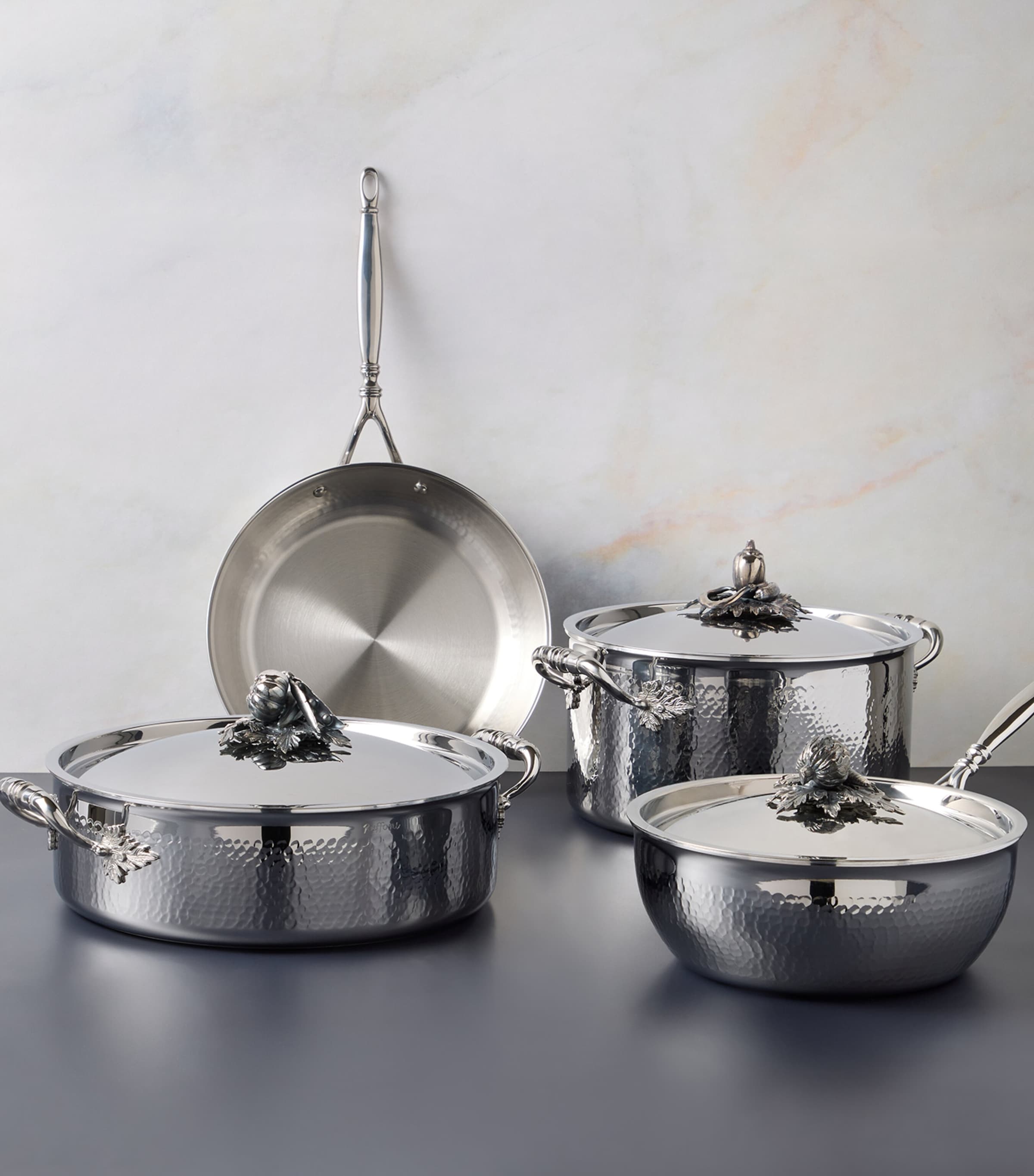 4-Piece Opus Prima Cookware Set STAINLESS STEEL Image 3