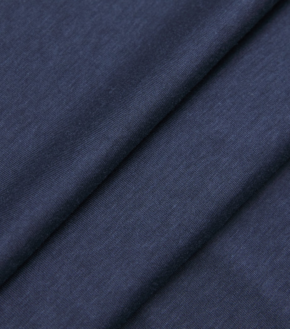 Cotton T-Shirt 16 BLUE NAVY Image 5