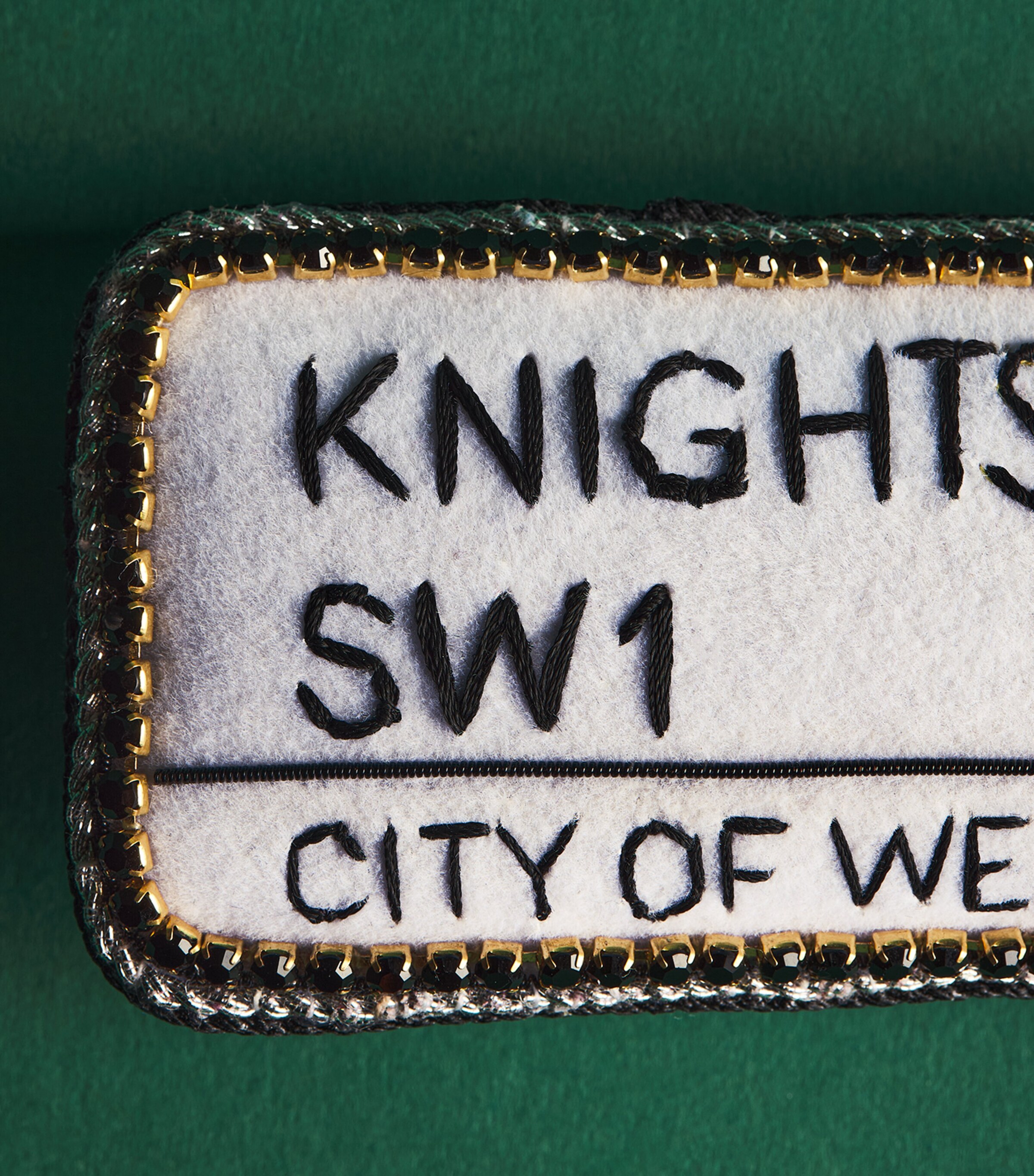 Tinker Tailor Embroidered Knightsbridge Tree Decoration Image 2