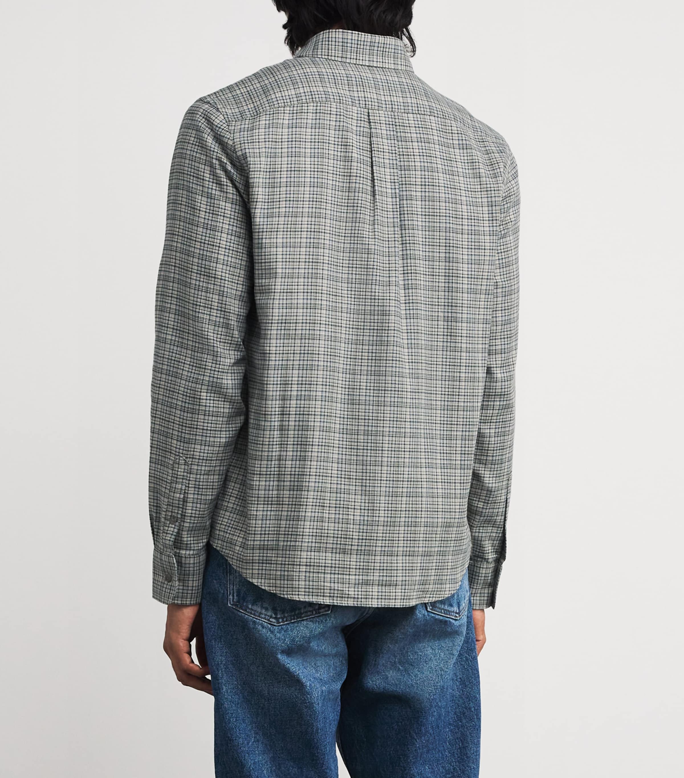 Vince Mens Cotton Check Shirt Psc Combo Image 4