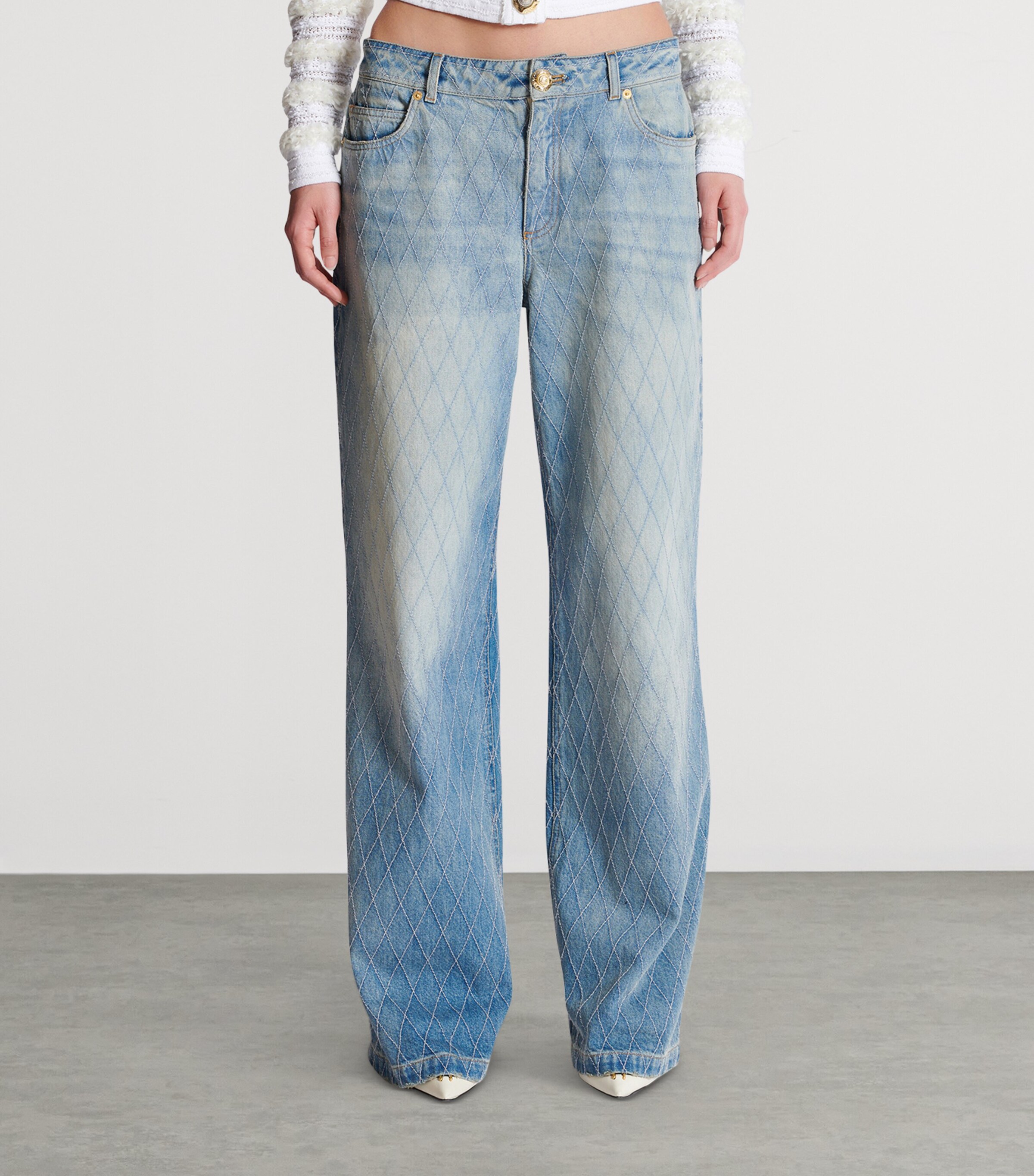 Diamond Straight Jeans 6FC BLEU JEAN CLAIR Image 3