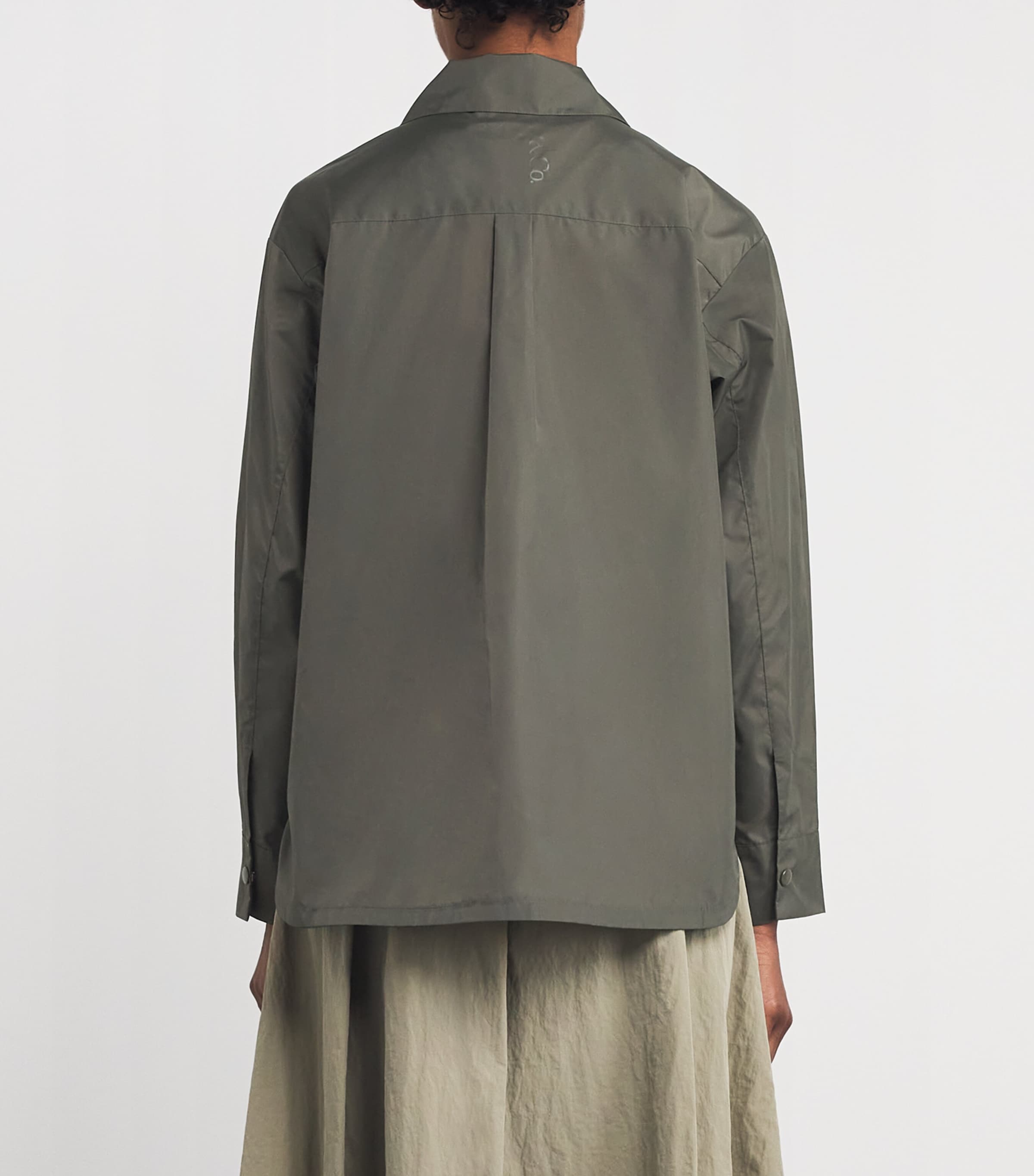 Nylon Overshirt KAKI Image 4