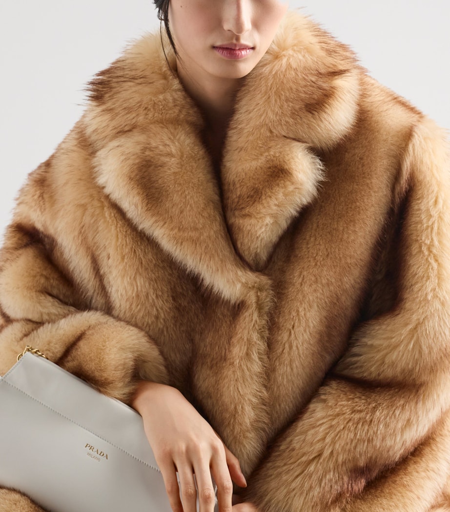 Shearling Caban Jacket F0151 Image 6