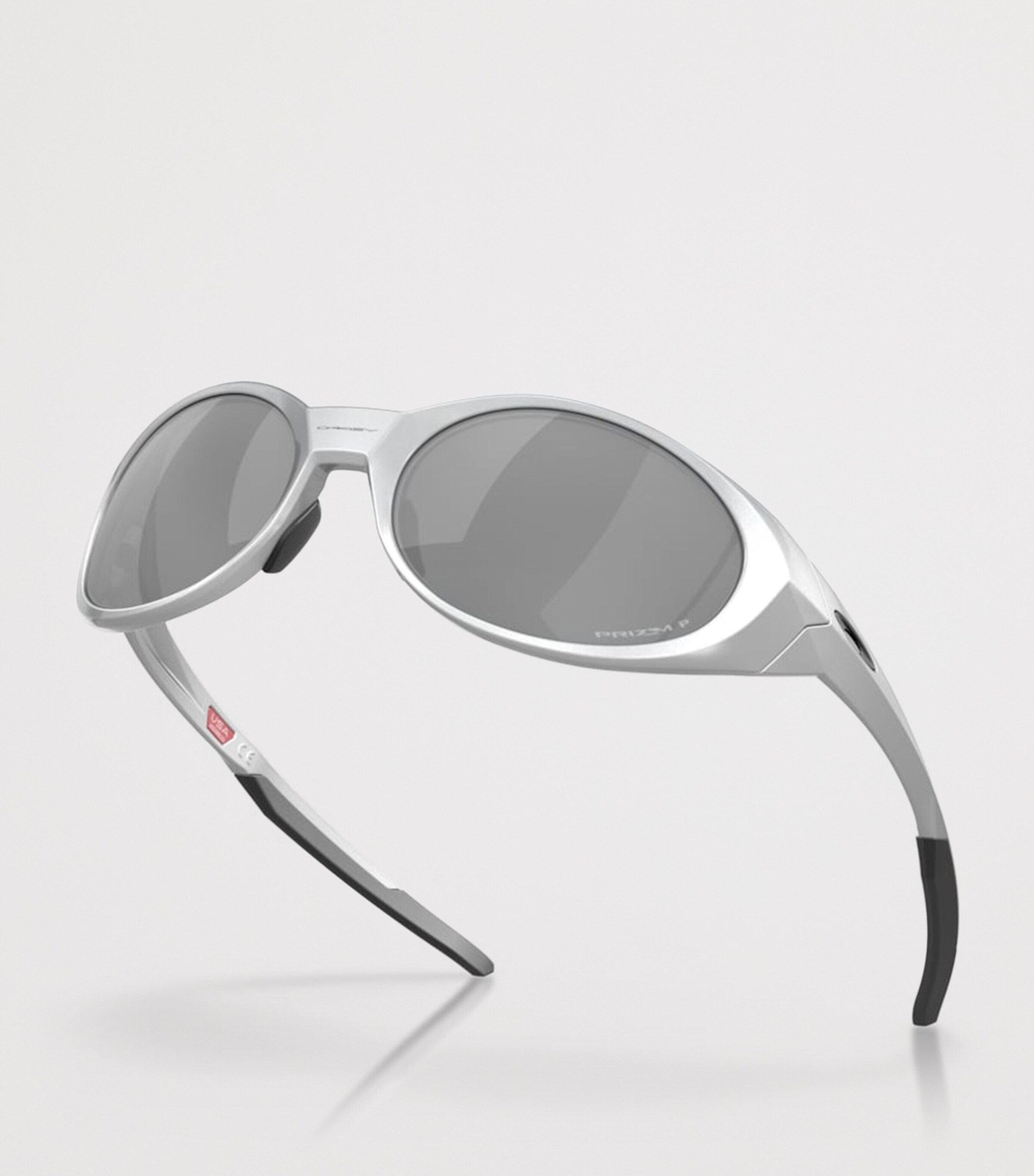 Oakley Eye Jacket Redux Oval Sunglasses Silver Image 5