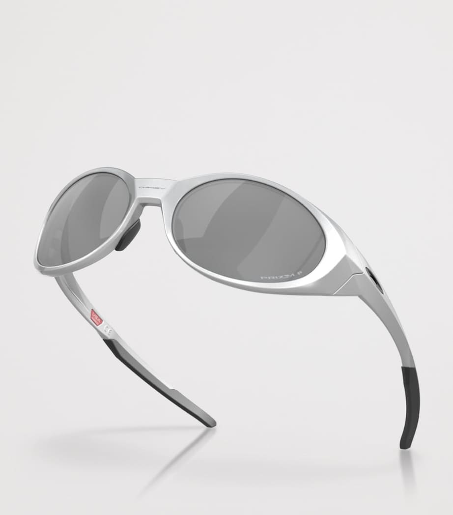Oakley Eye Jacket Redux Oval Sunglasses Silver Image 5