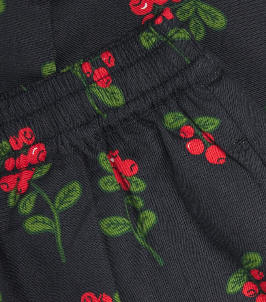 Organic Cotton Lingoberries Trousers (3-11 Years) BLACK Image 3