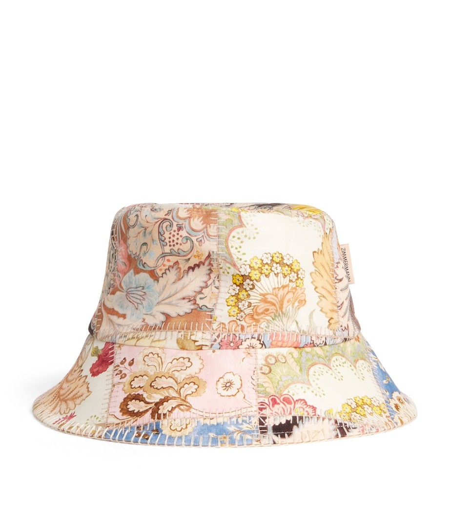 Canvas Patchwork Bucket Hat PATCH MULTIPTML Image 1