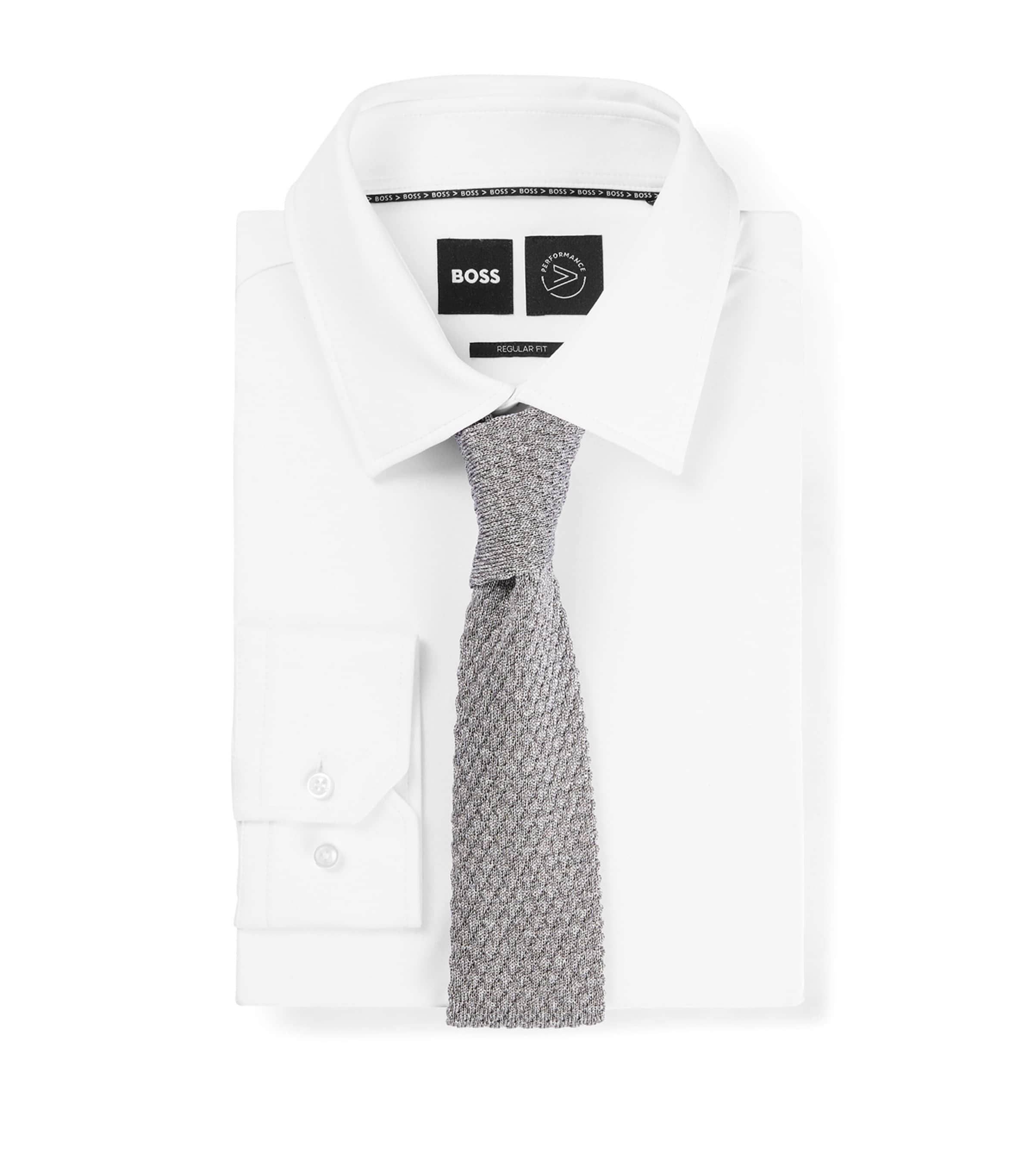 Silk Knitted Straight Tie 041 Image 2