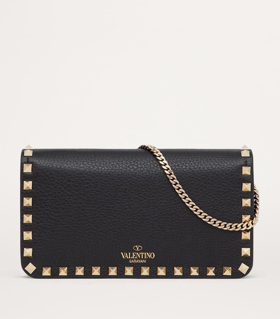 Leather Rockstud Chain Wallet 0NO Image 1