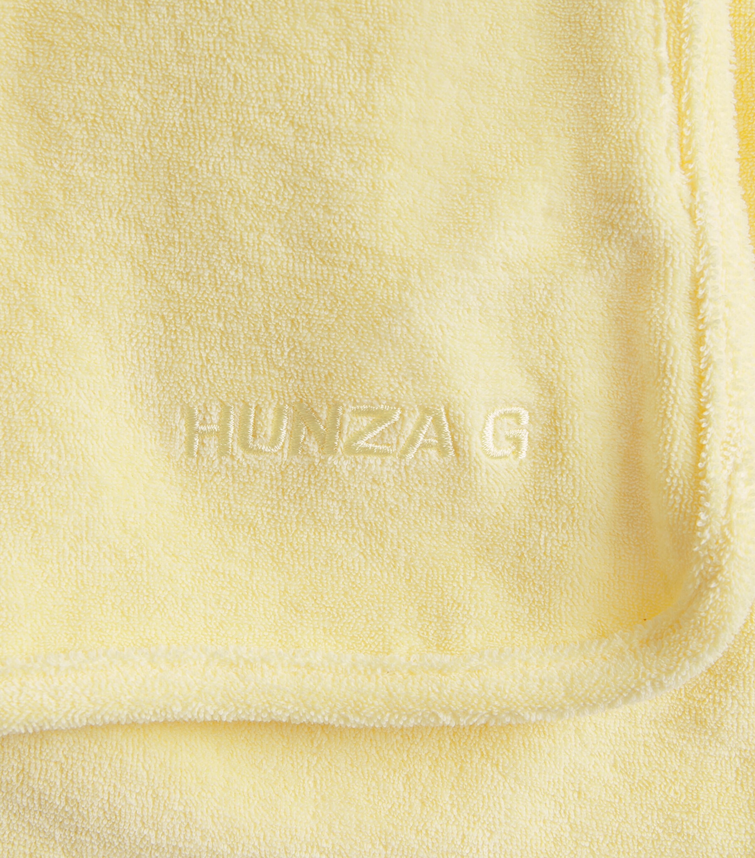 Hunza G Womens Cotton Terry Towelling Shorts Butter Image 6