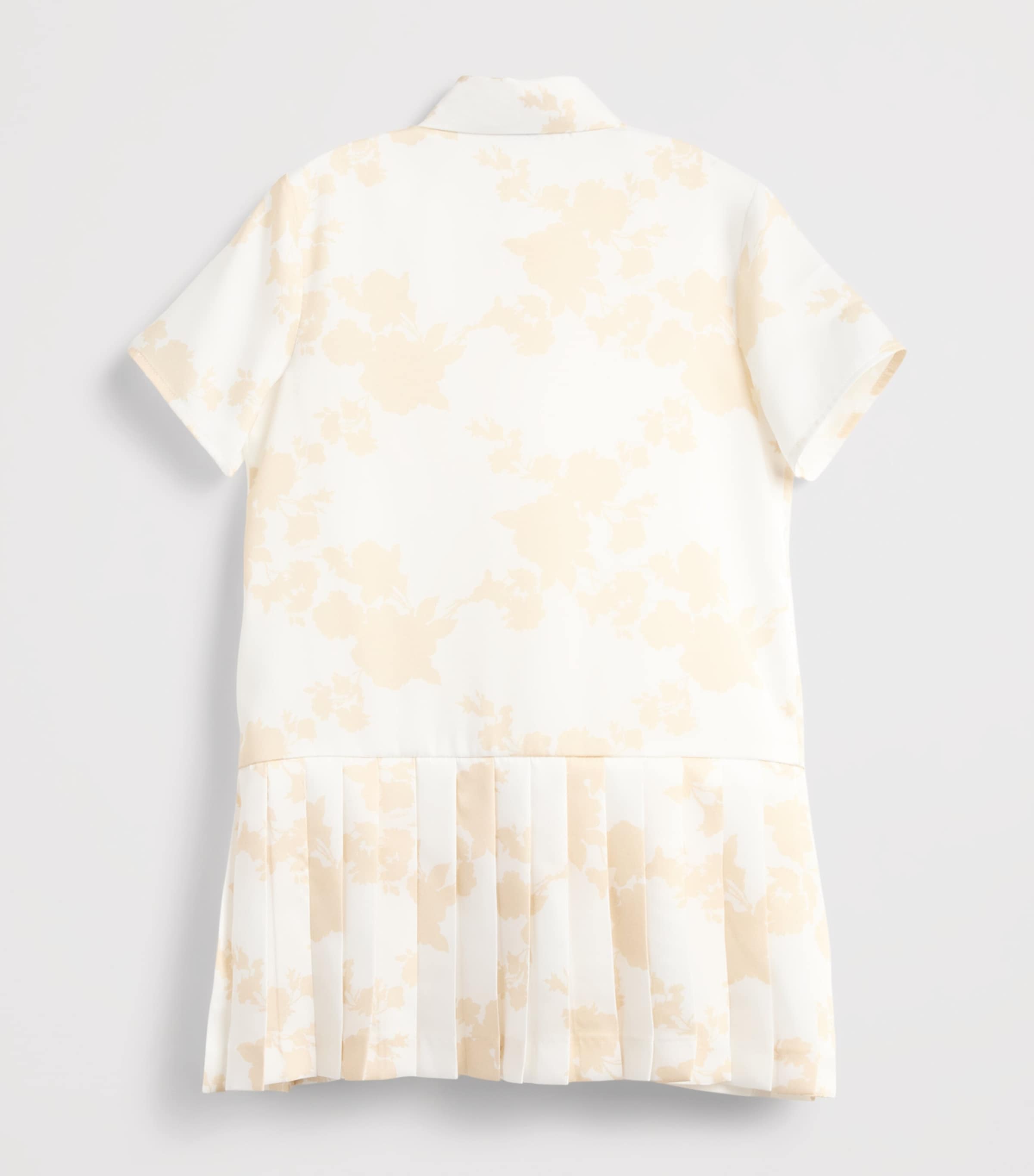 Versace Kids Silk Twill Pleated Shirt Dress (4-14 Years) Image 2
