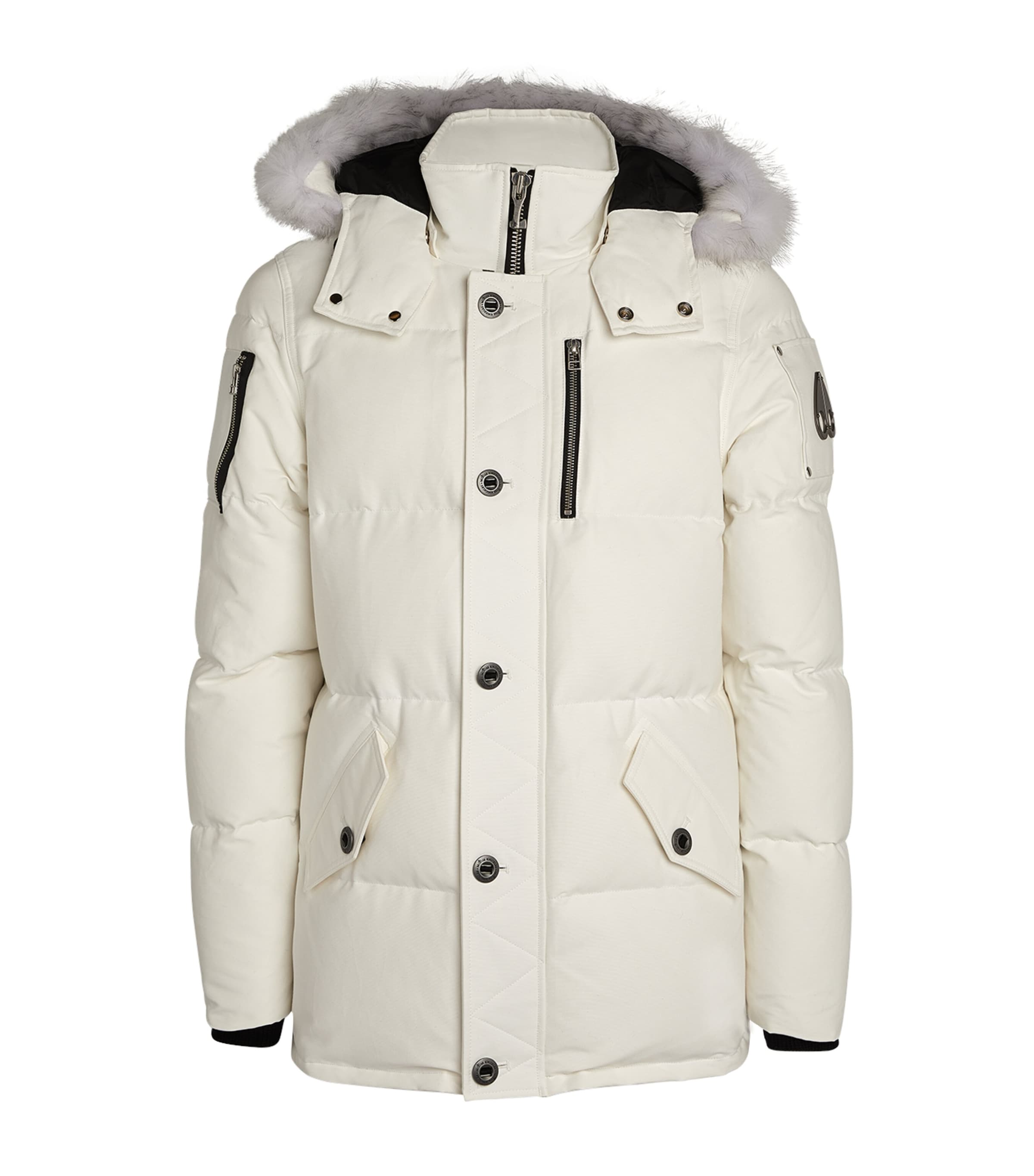 Moose Knuckles Down-filled Puffer Jacket In White