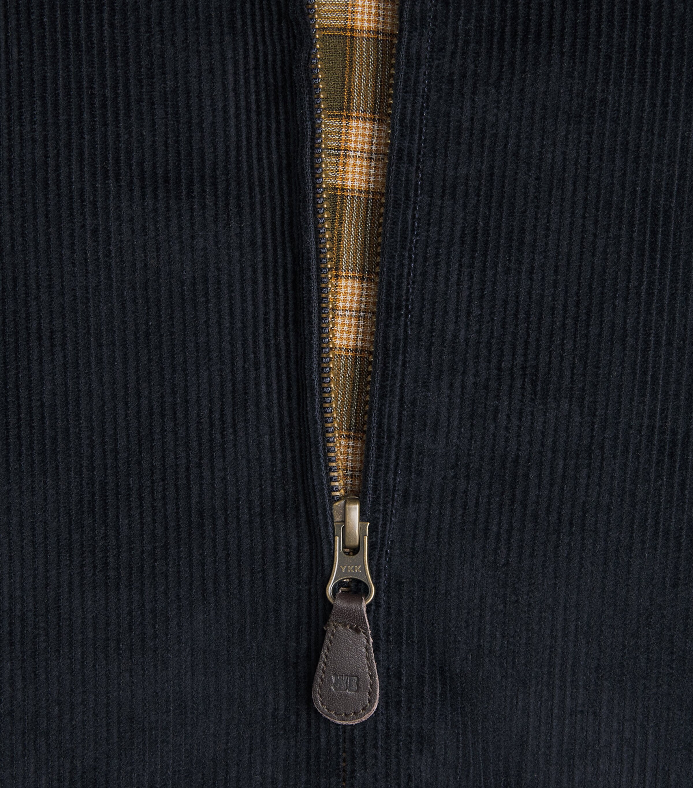 Wales Bonner Mens Corduroy Drew Shacket Navy Image 7