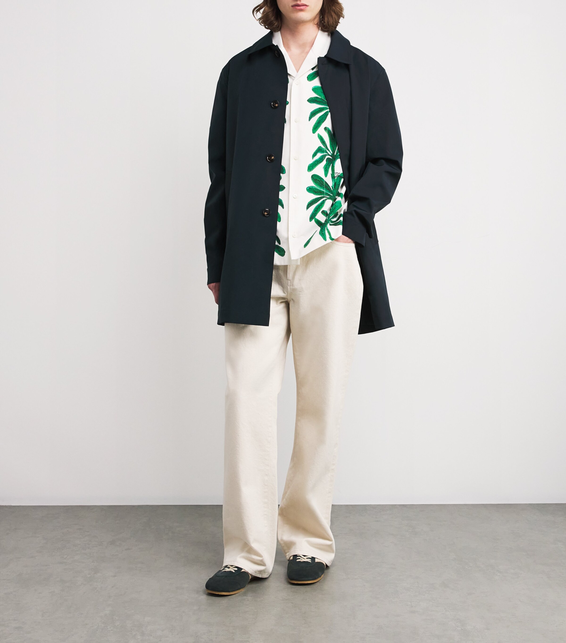 Waterproof Kim Overcoat NAVY BLUE #200 Image 2