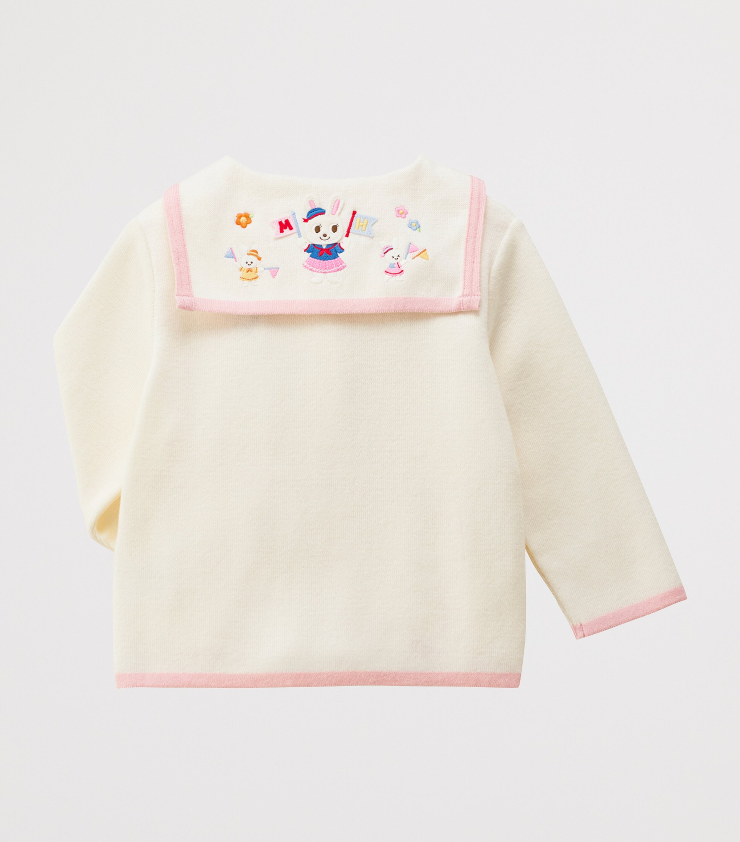 Miki House Cotton Sailor Cardigan (2-7 Years) Image 3