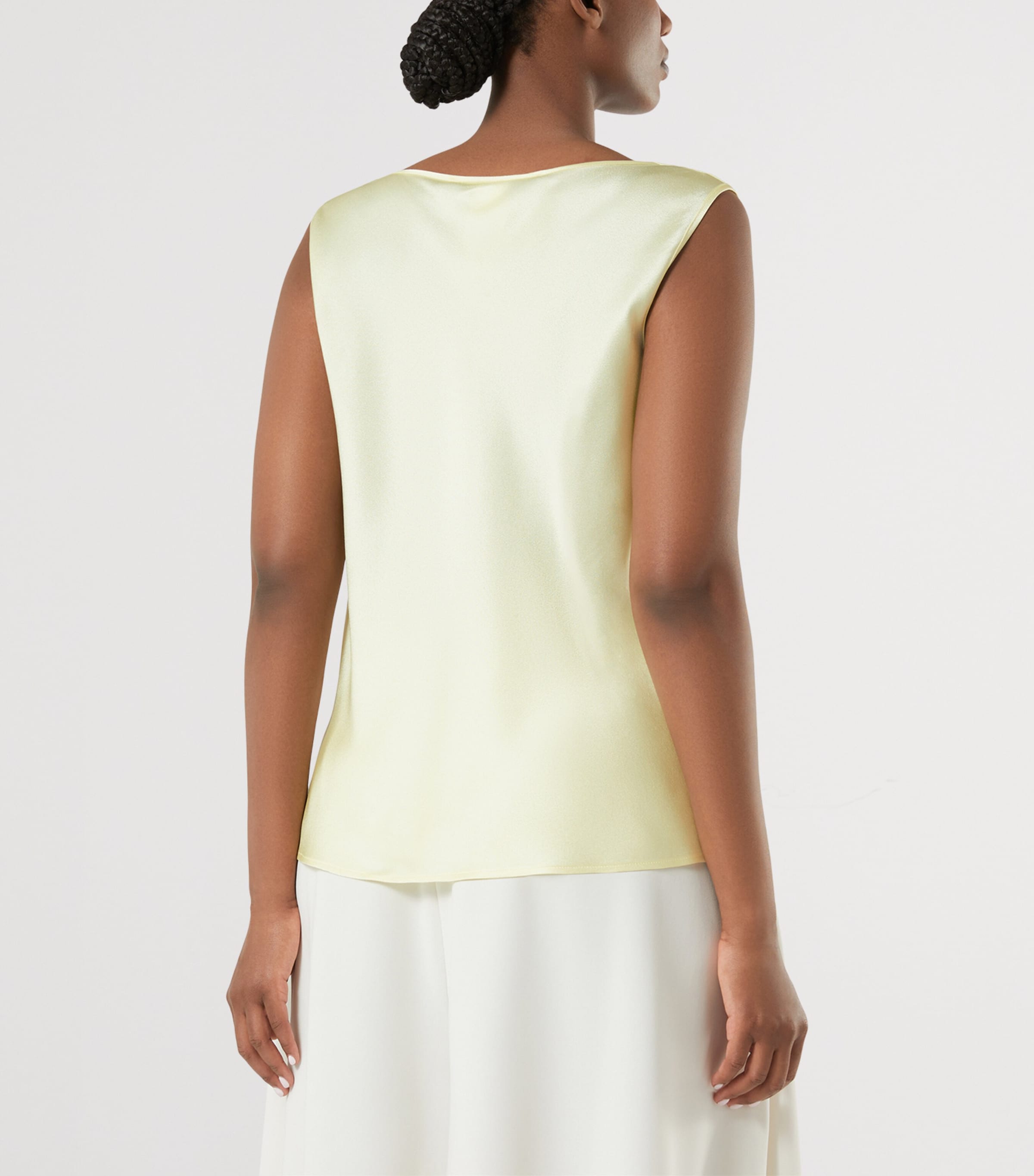 Satin Barolo Top LIGHT YELLOW Image 3