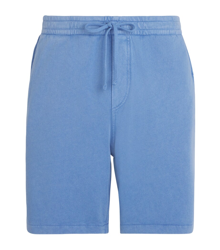 Polo Ralph Lauren Mens Cotton Terry Shorts Blue Image 1