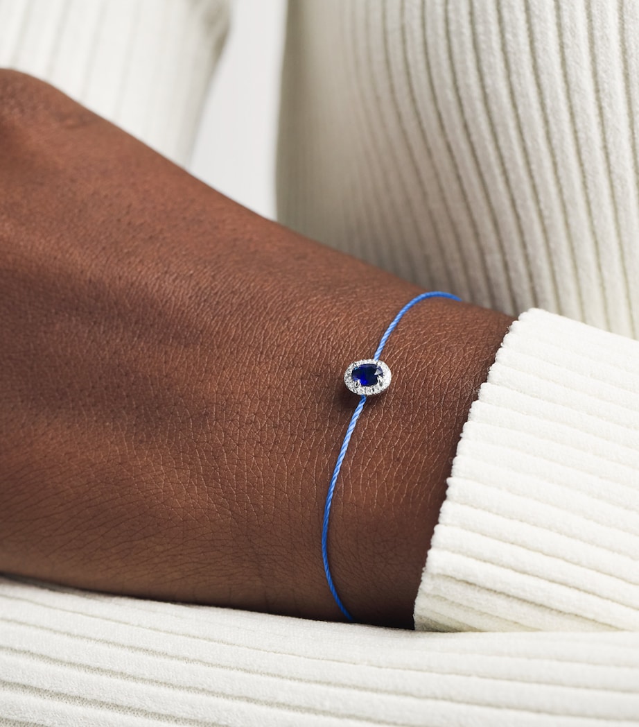 Redline White Gold and Sapphire Diva Bracelet Ocean Image 2