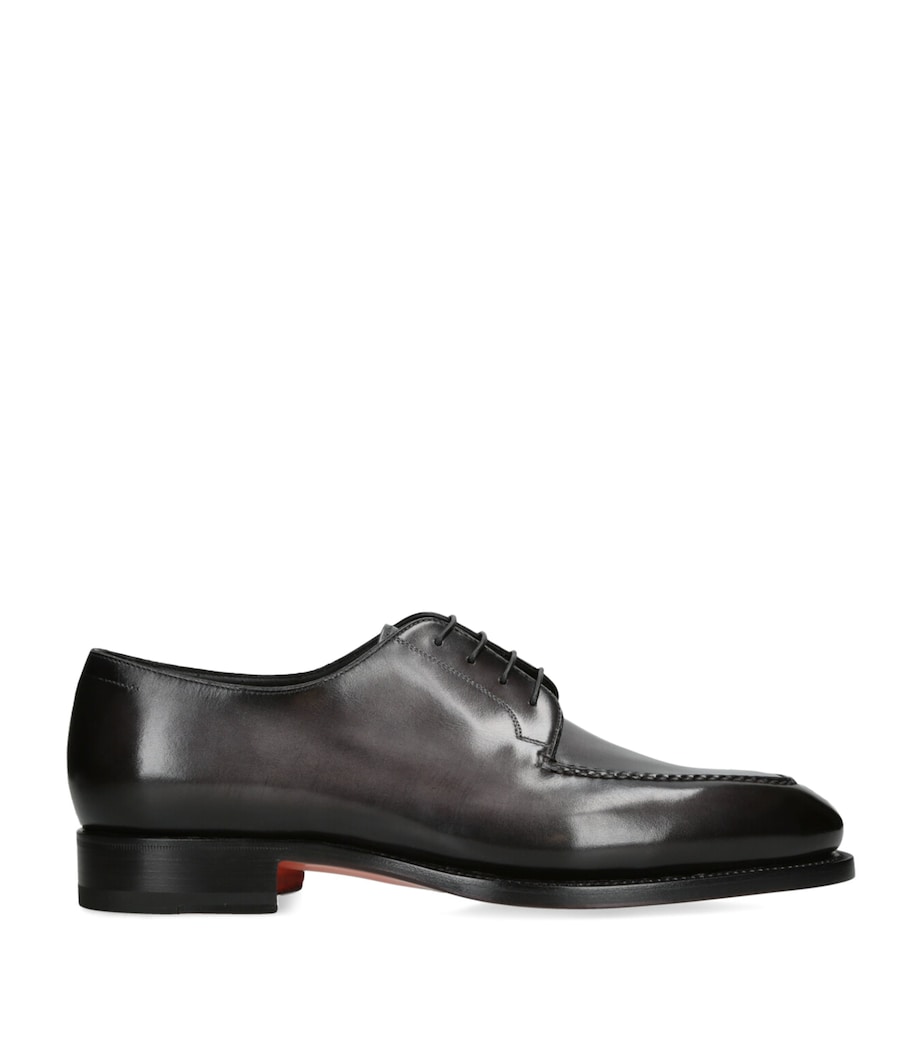 Leather Adrian Derby Shoes GREY Image 1
