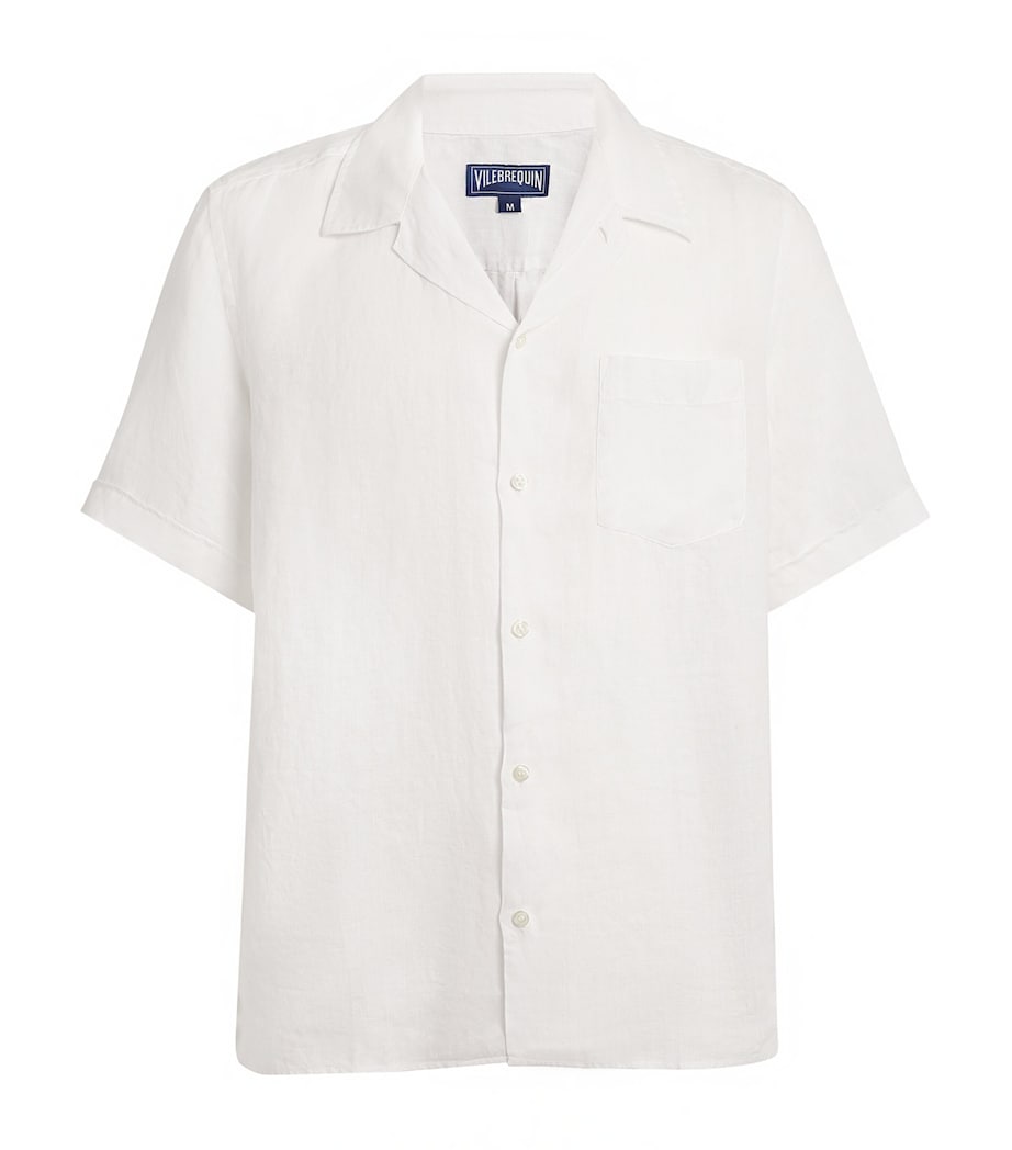Linen Charli Shirt 010 WHITE Image 1