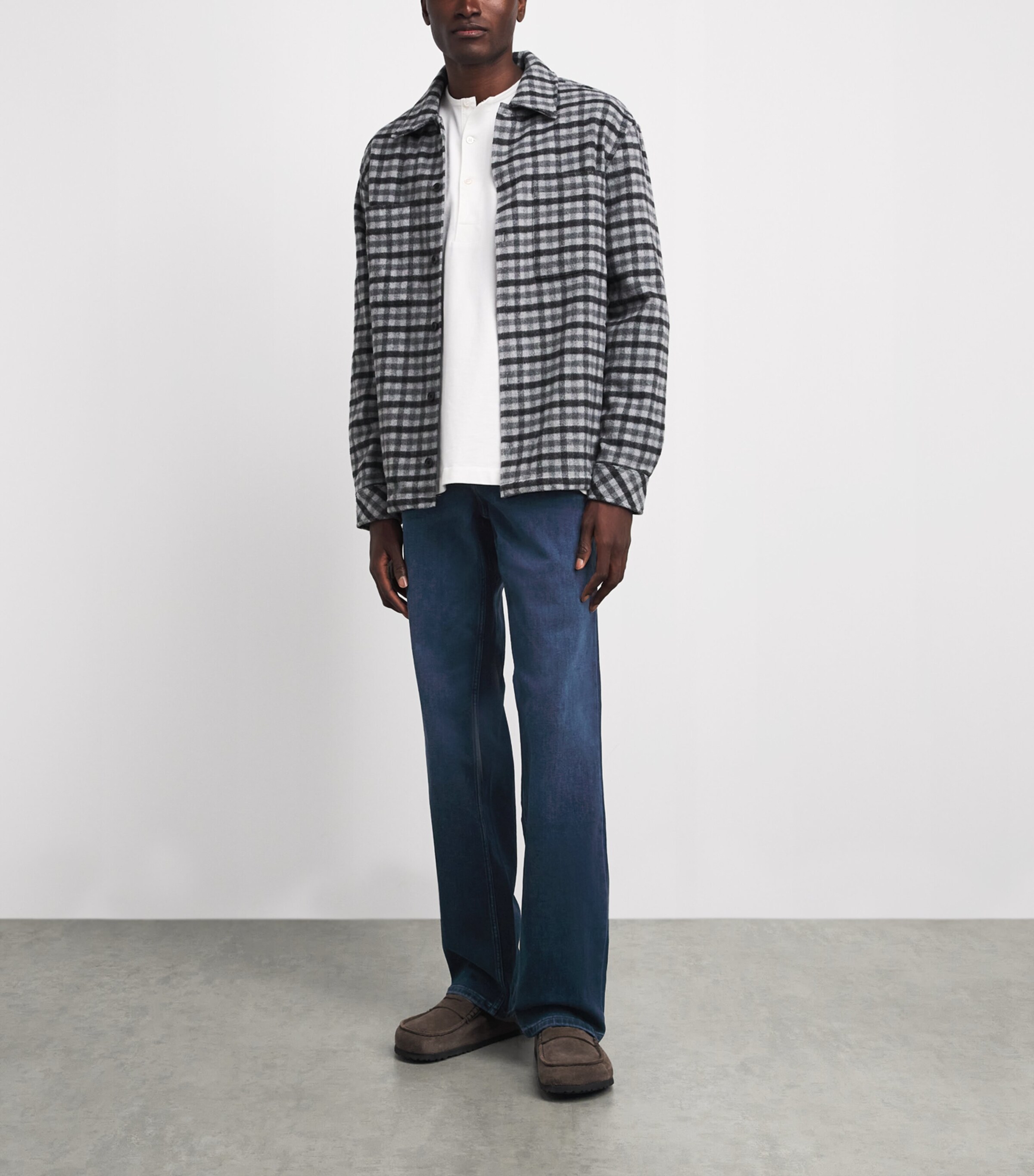 PAIGE Mens Doheny Relaxed Straight Jeans Jenkins Image 2