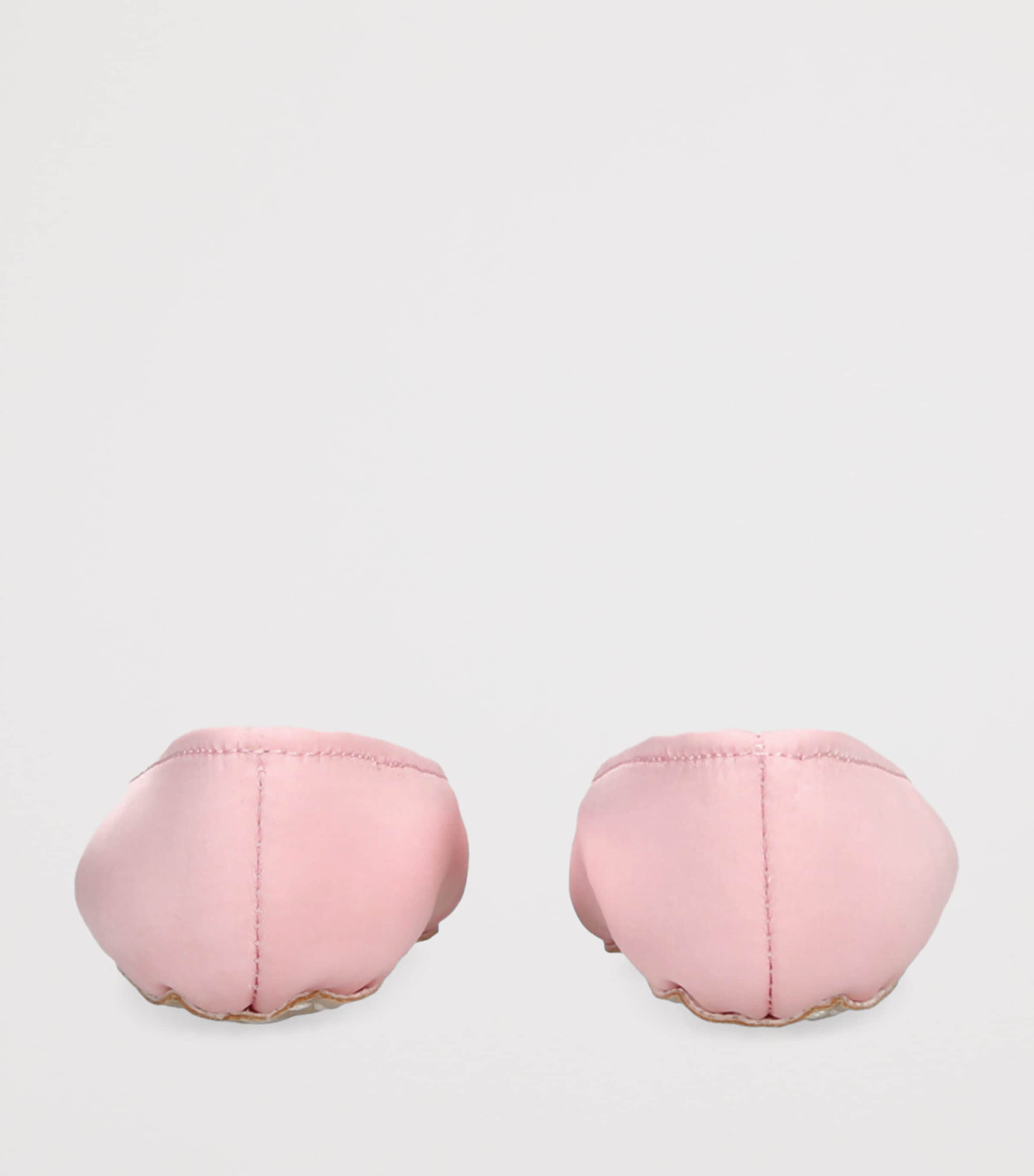 Satin Odette Ballet Flats PALE PINK Image 2