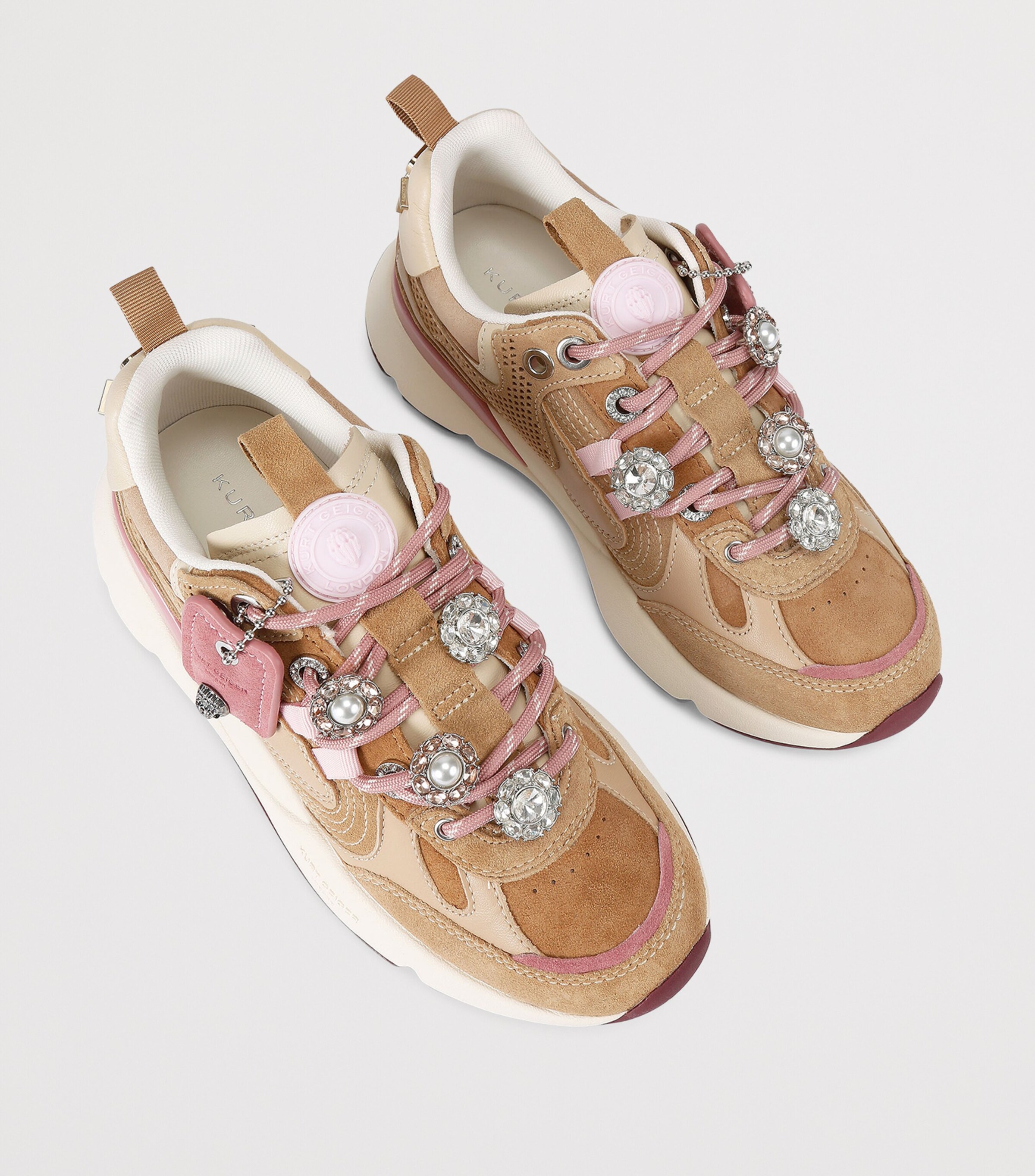 Suede Kurt Runner Sneakers CAMEL Image 4