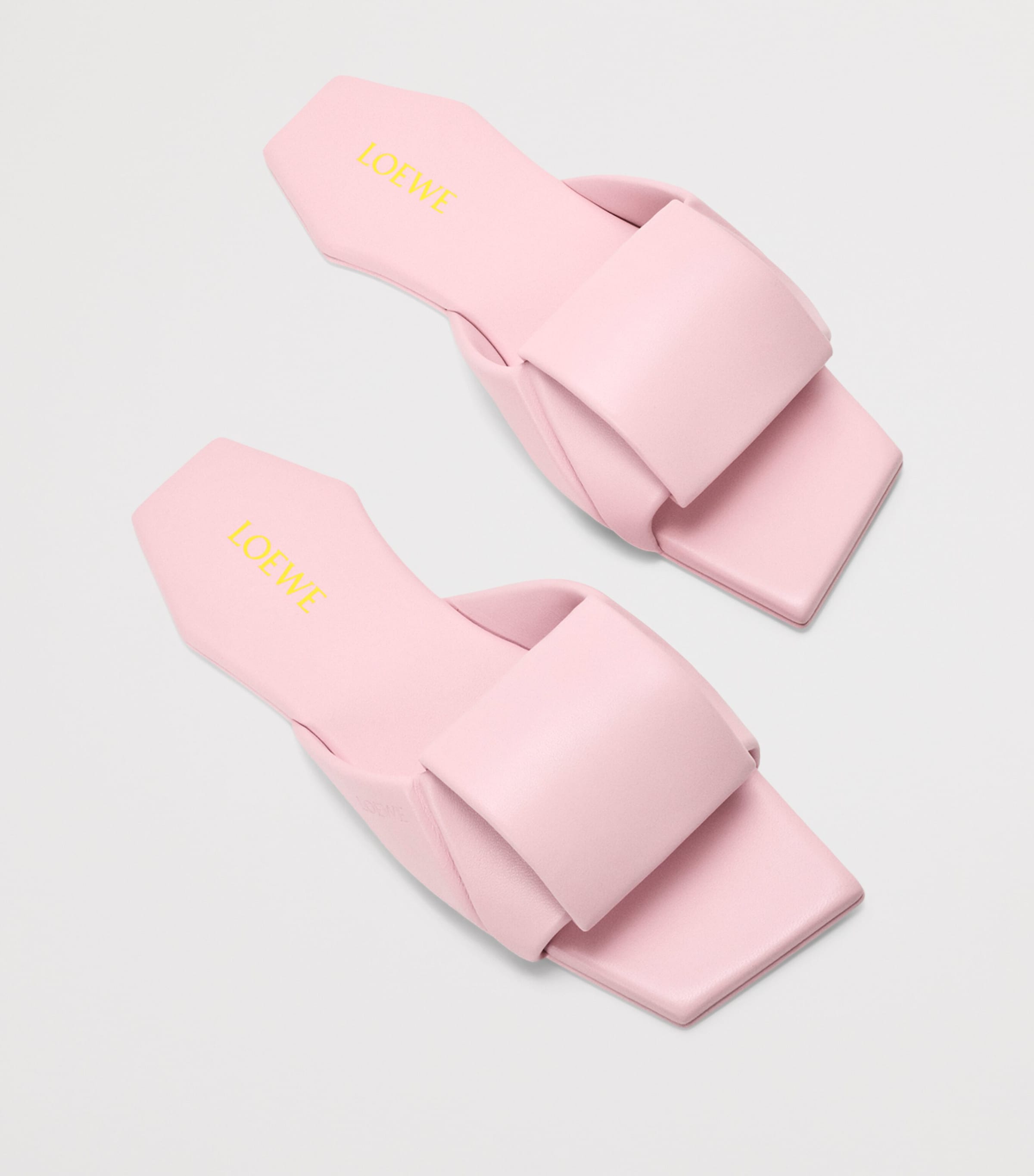 LOEWE Leather Origami Slides Crystal Pink Image 4