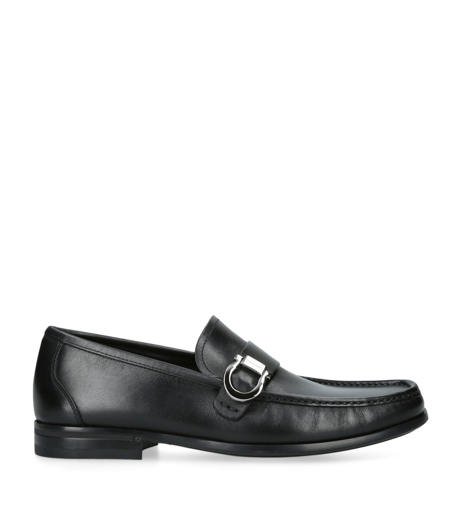 Leather Caspian Loafers BLACK Image 1