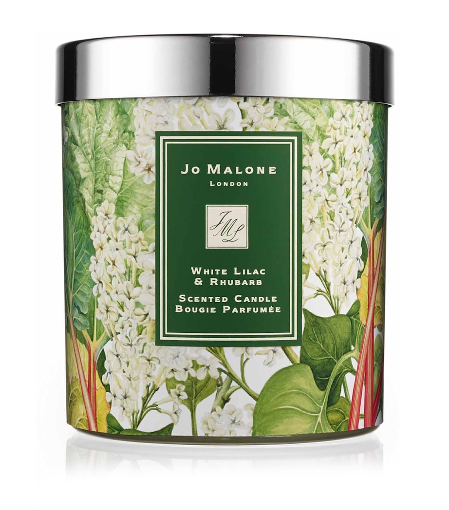 White Lilac & Rhubarb Charity Classic Candle (200g) NO COLOUR Image 1