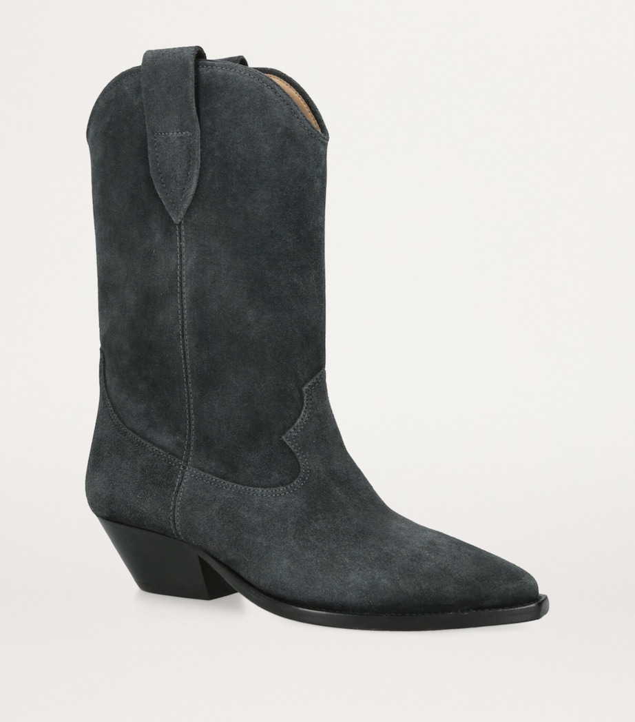 Suede Duerto Cowboy Boots 40 BLACK/COMB Image 3