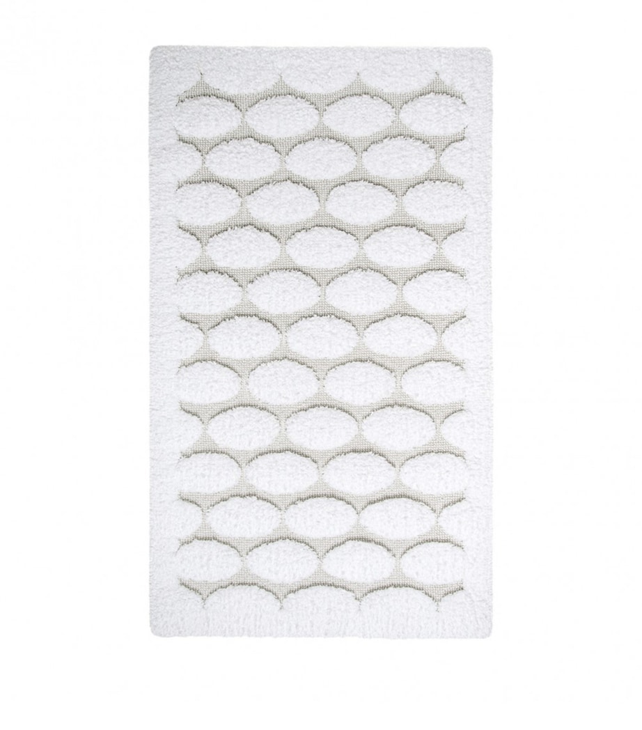 GRACCIOZA Cotton Petalo Bath Mat Image 1