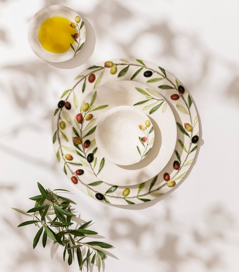 x Esporão Small Olival Bowl (12.5cm) WHITE, GREEN, BROWN Image 3