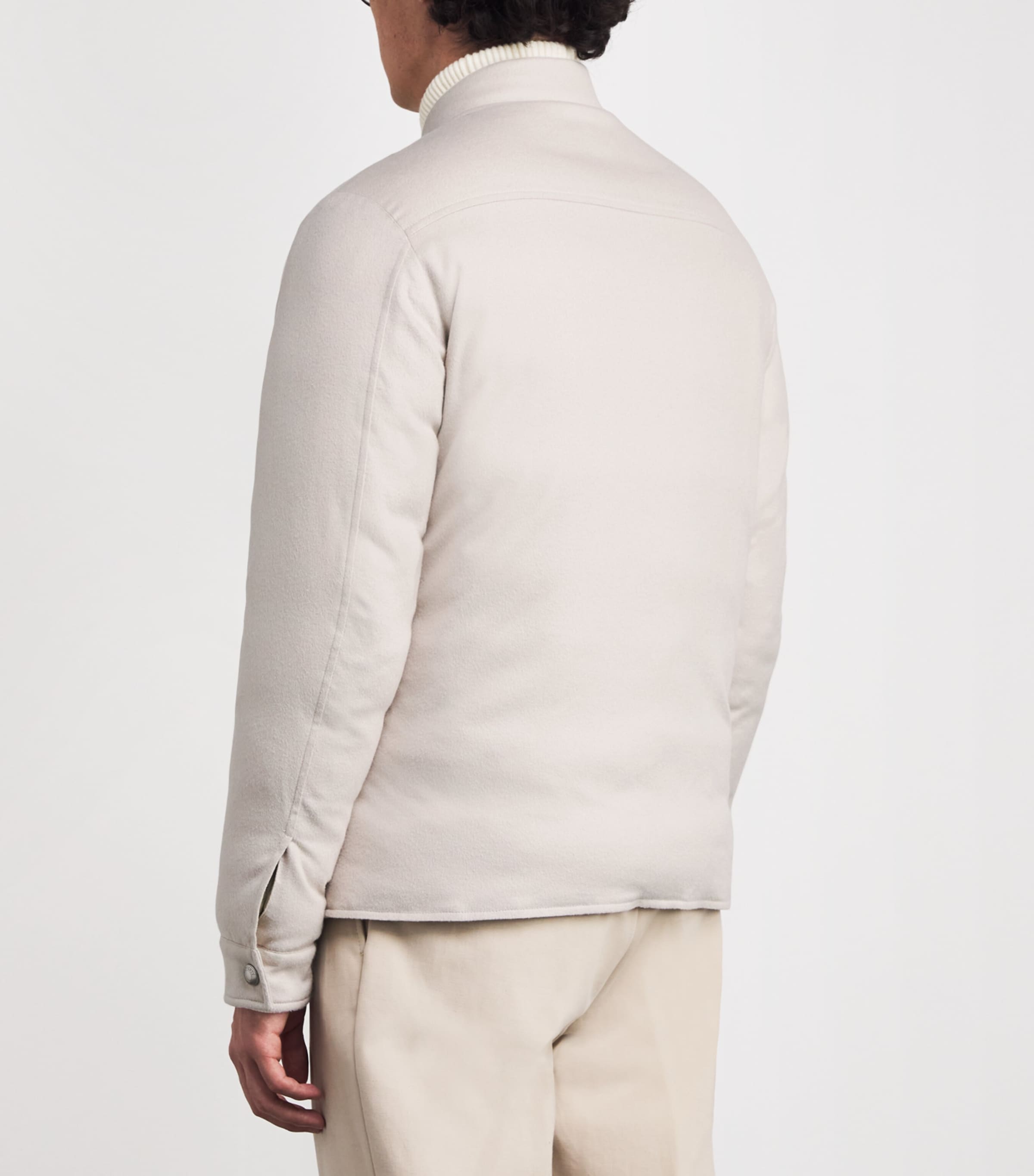Silk-Cashmere Padded Overshirt SABBIA Image 4