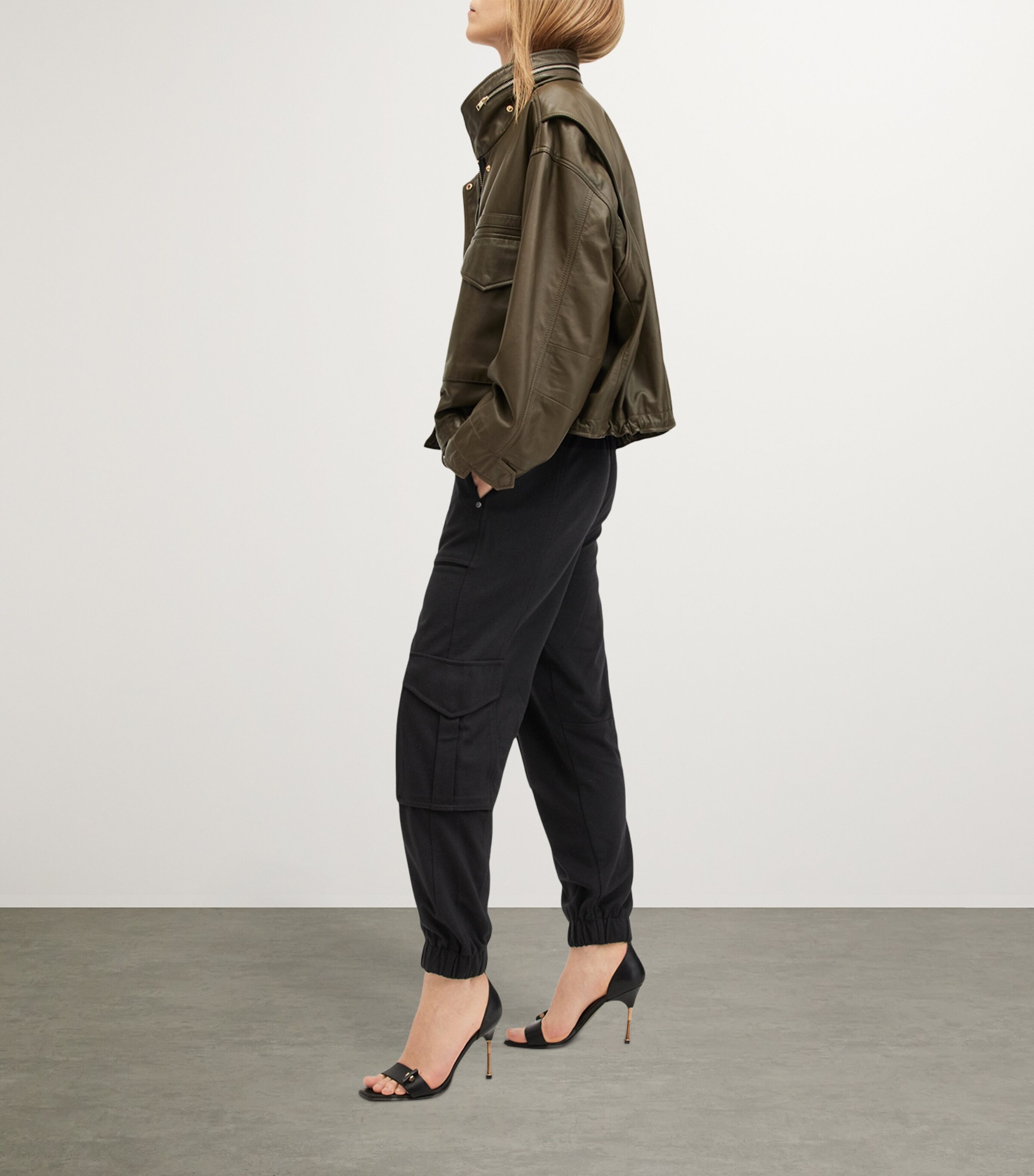 Freda Cargo Trousers BLACK Image 6