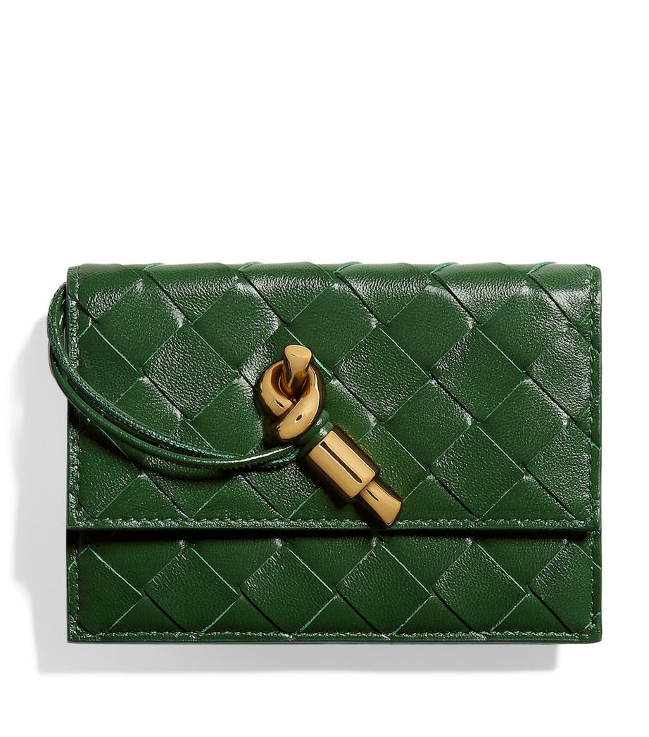 Bottega Veneta Nappa Leather Andiamo Zipped Card Holder Image 1