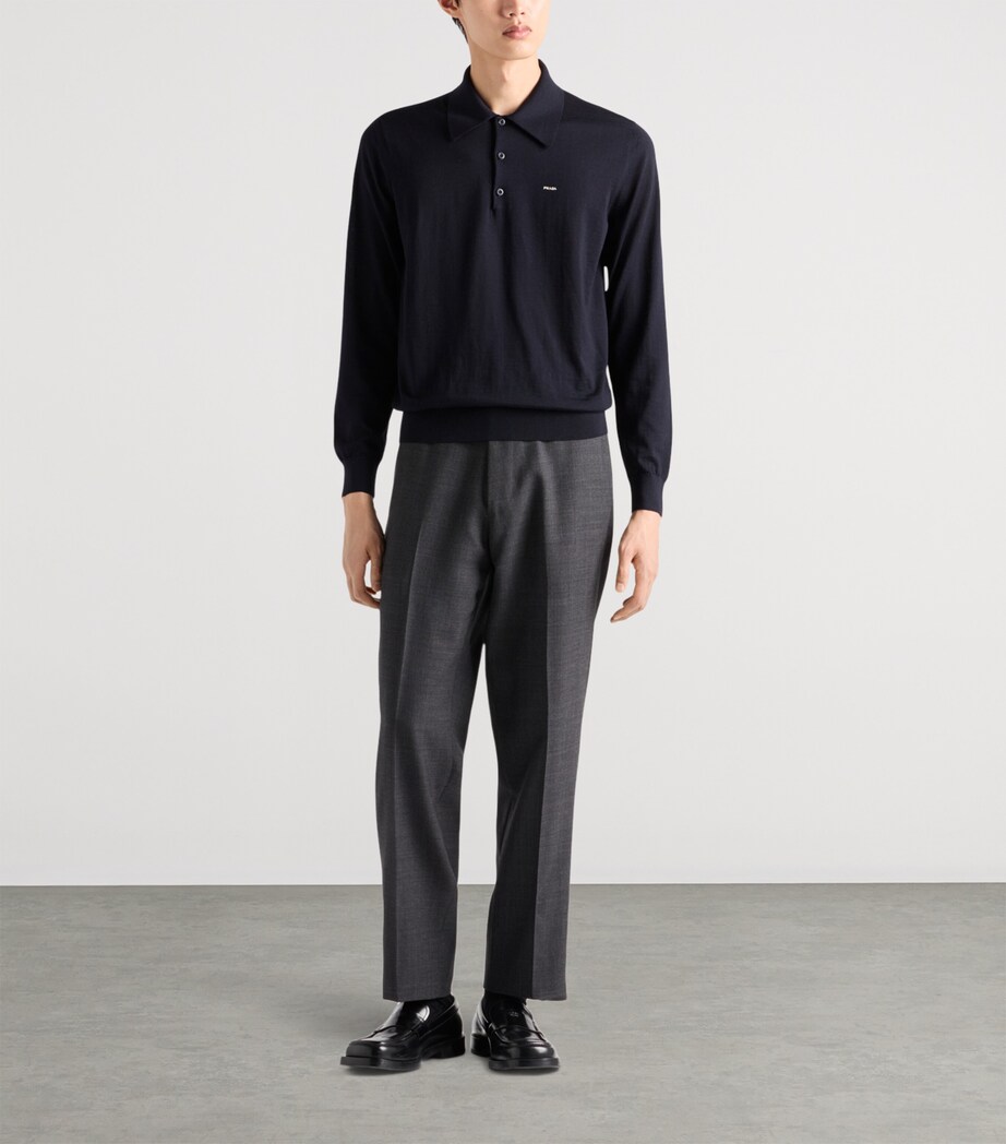 Wool Polo Shirt F0008 Image 2