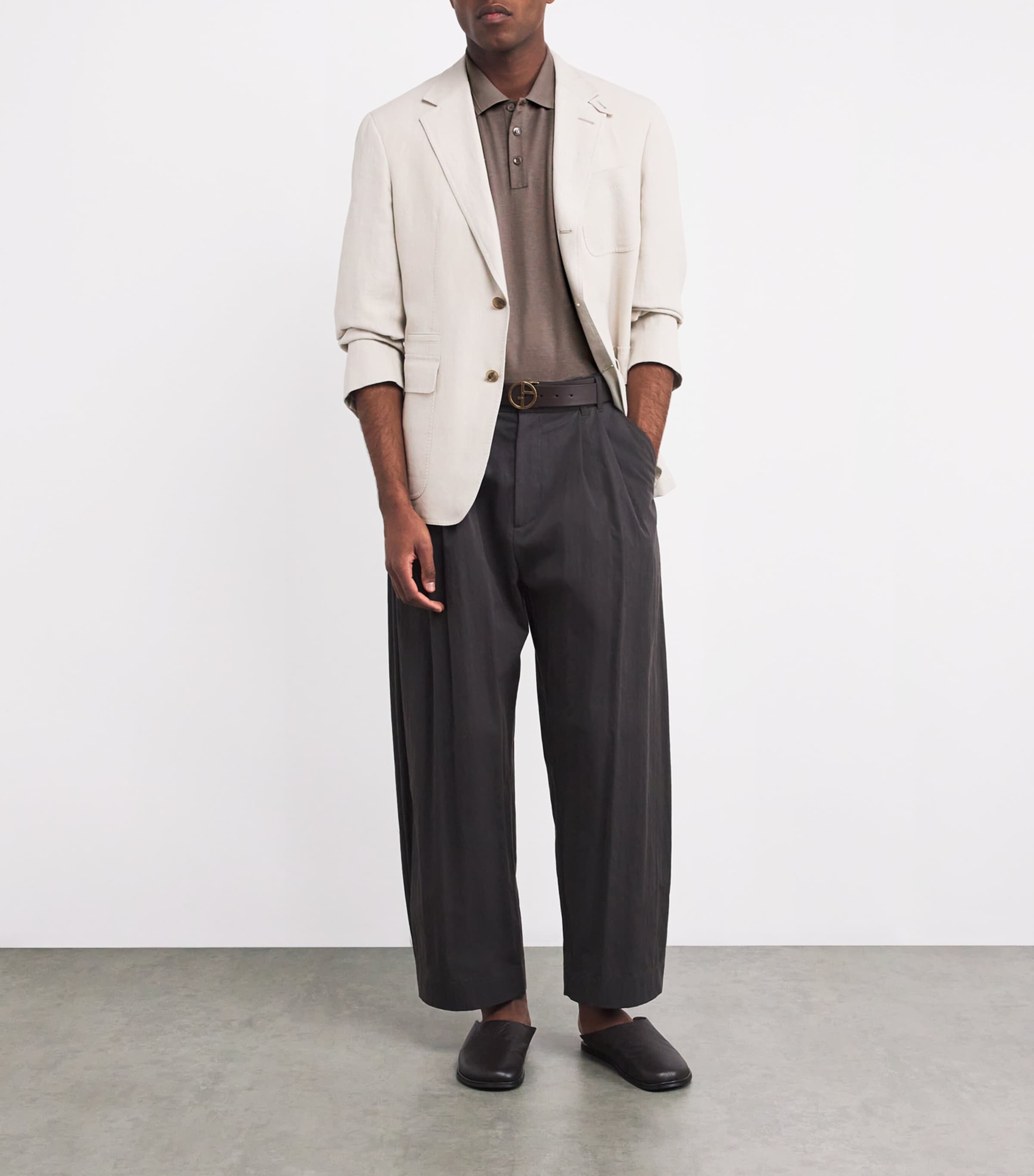 Cotton Logo Polo Shirt U6125 Image 2