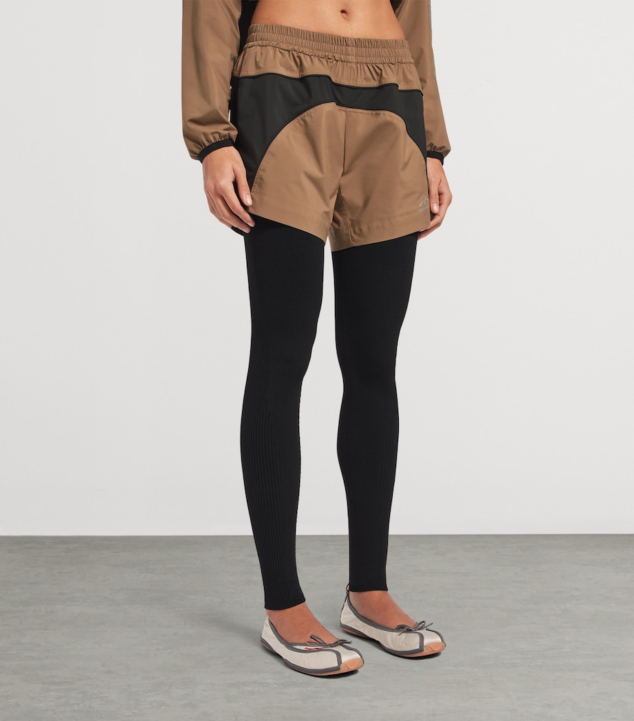 Balenciaga Womens Taffeta Tracksuit Shorts Image 5