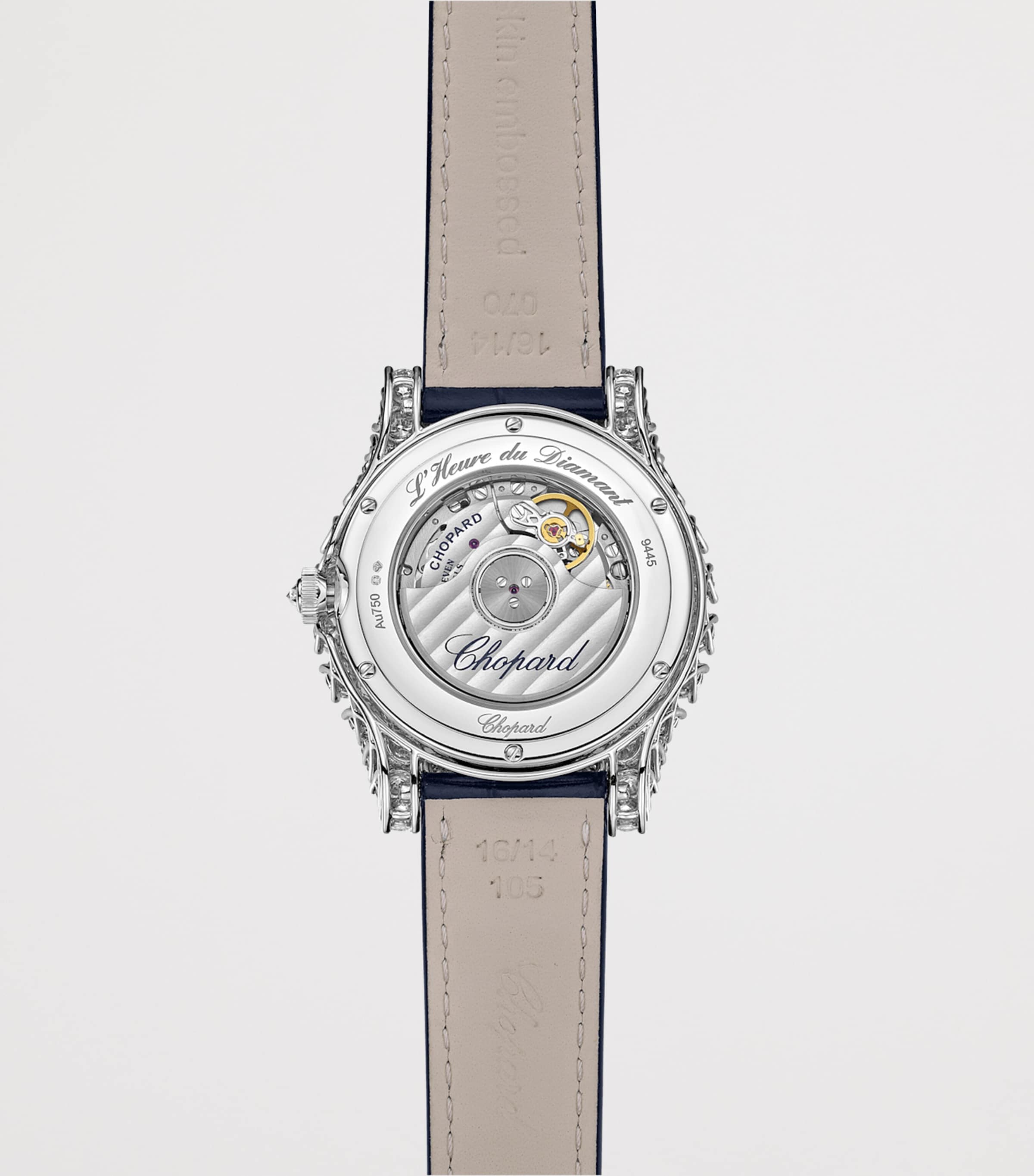 White Gold and Diamond L’Heure du Diamant Moonphase Watch 36mm 18K WHITE GOLD Image 2