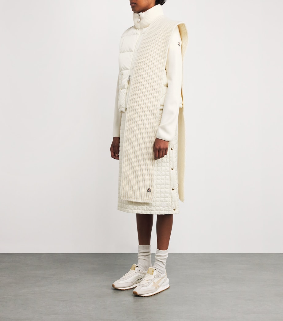 Down-Wool Panelled Cardigan 34 Image 2