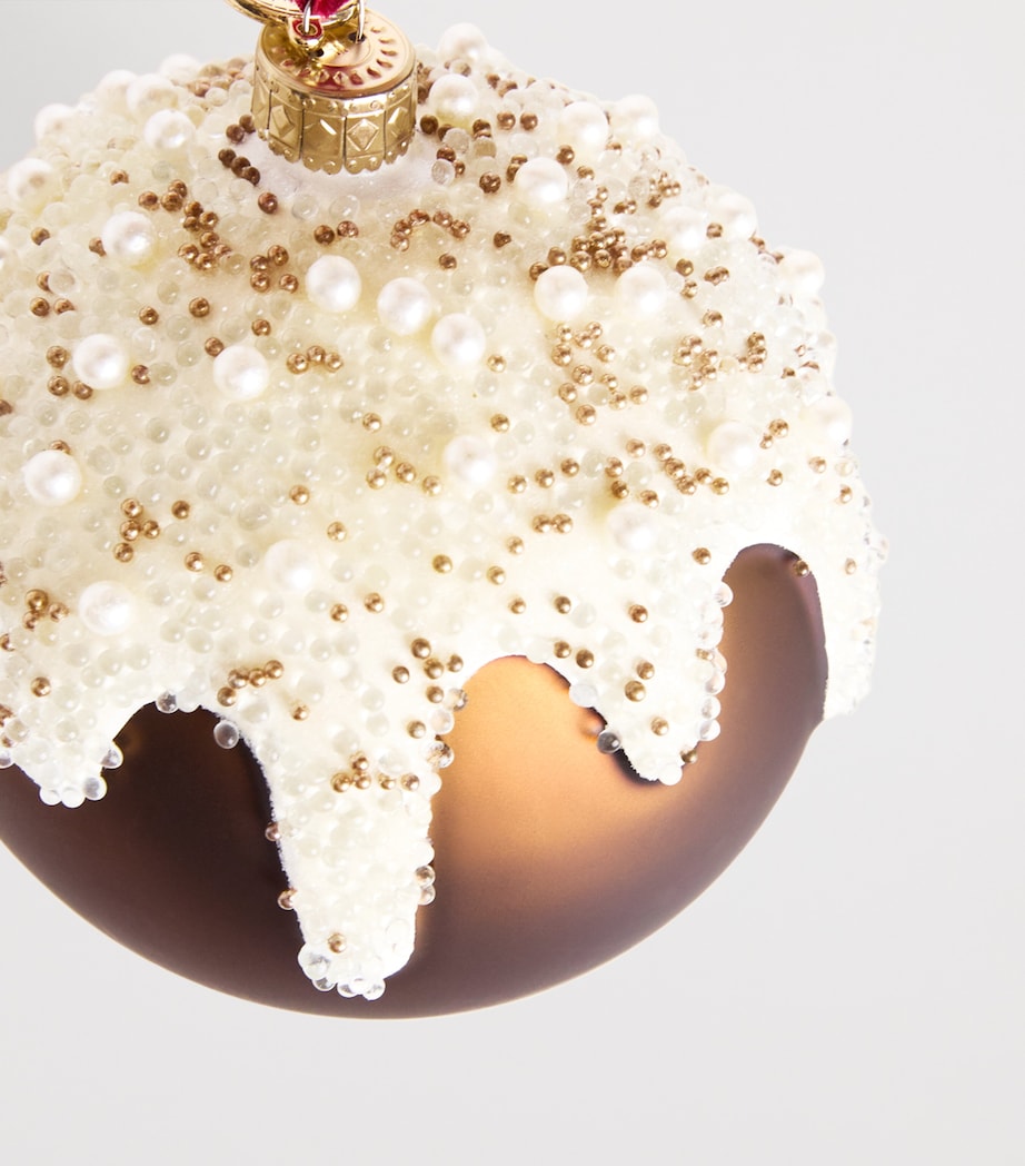 Large Christmas Pudding Bauble MULTI Image 2