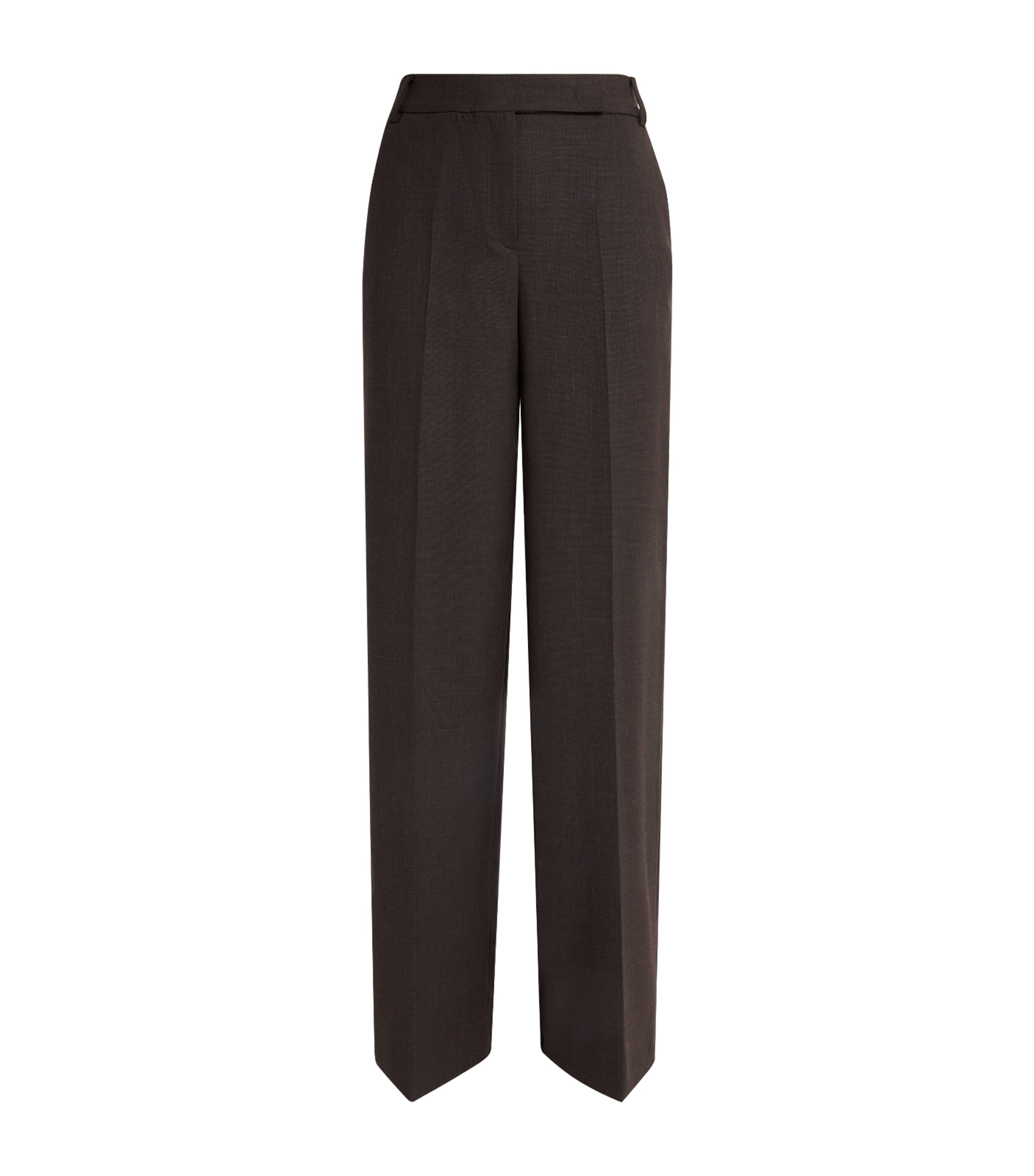 Tailored Straight Leg Trousers BLACKBOARD Image 1