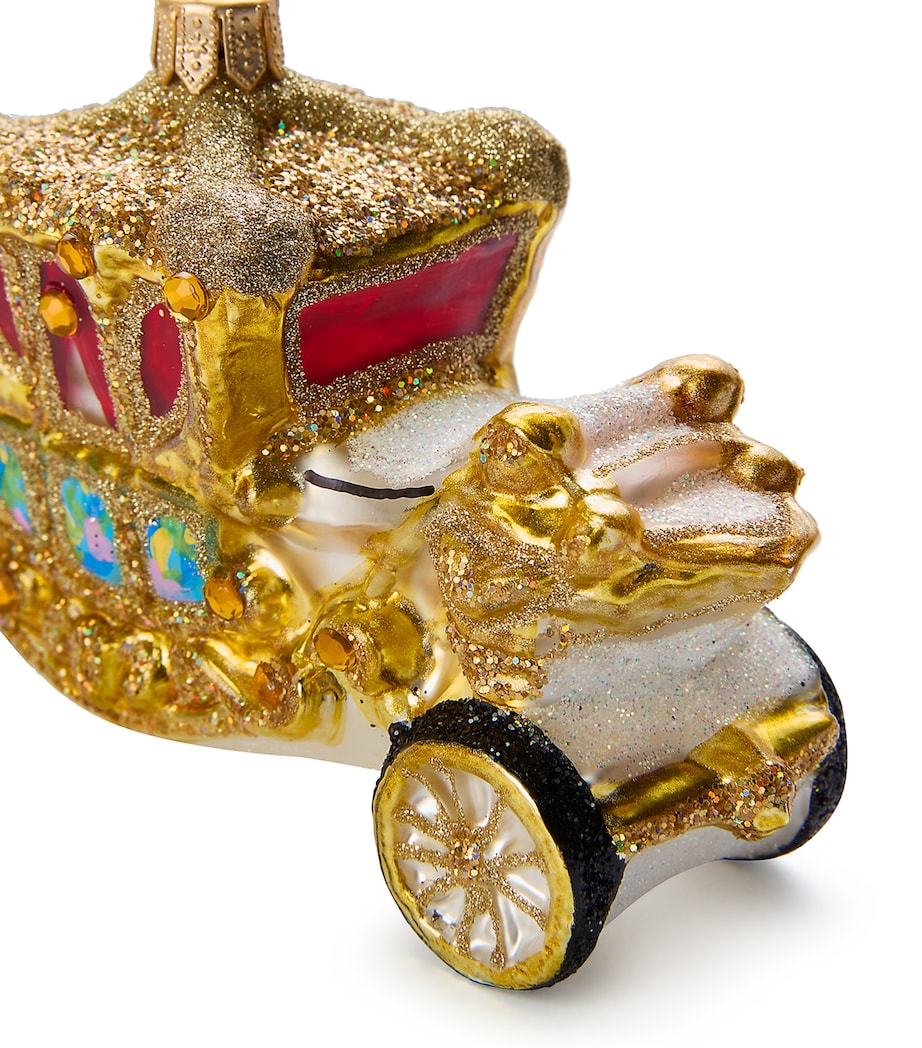 Harrods Glass Stagecoach Tree Decoration Image 2