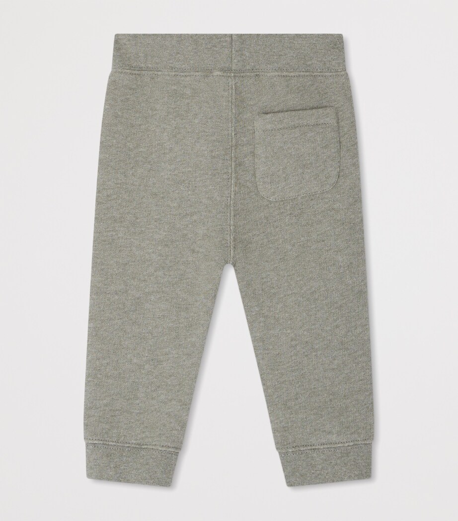 Cotton-Blend Sweatpants (1-18 Months) VERT DE GRIS Image 2