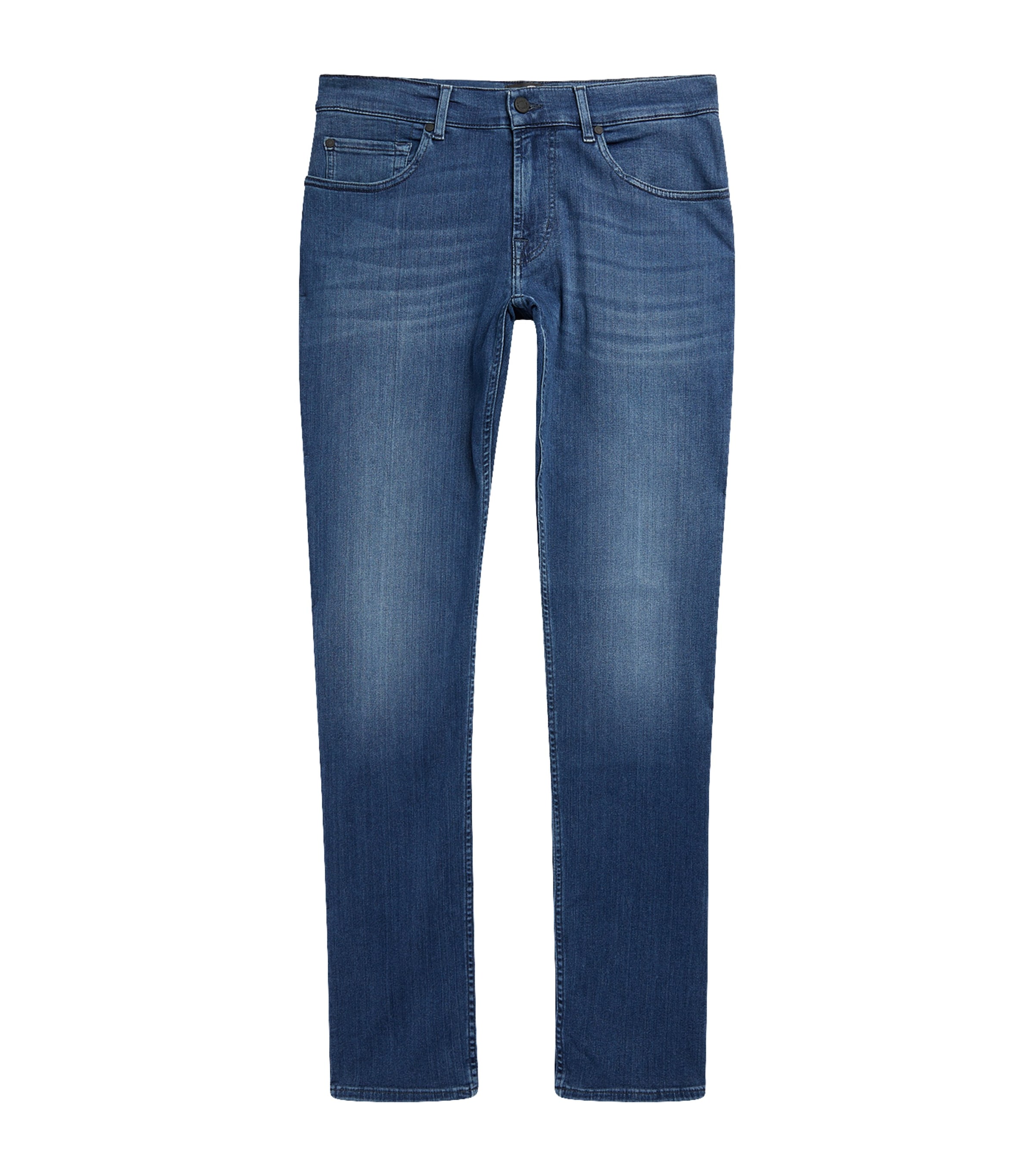7 For All Mankind Slimmy Lux Performance Plus Jeans In Blue
