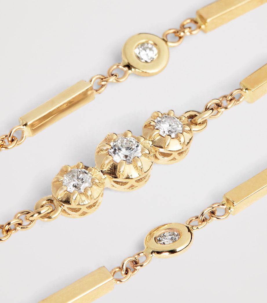 Yellow Gold and Diamond Kate Bracelet YELLOW GOLD Image 6