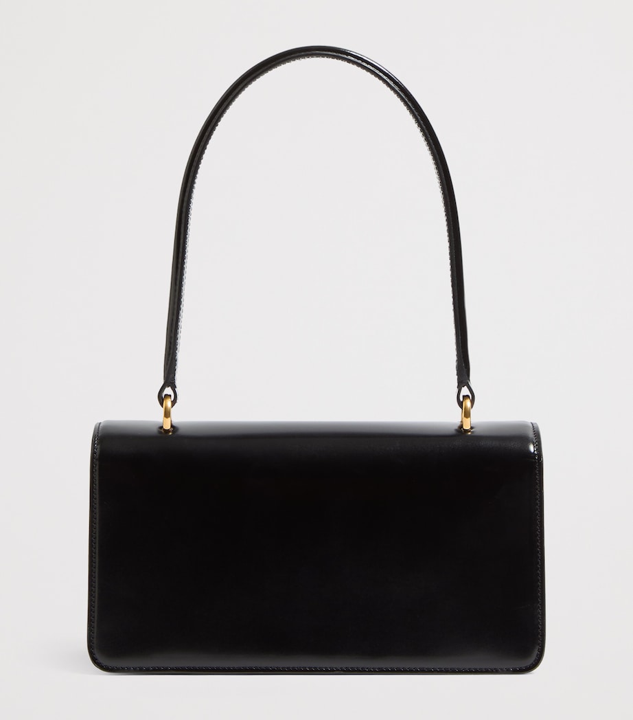 Leather Vain Top-Handle Bag 0NO Image 2