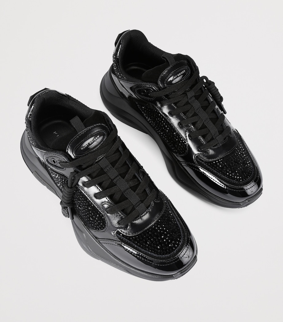 Leather Embellished Rosyton Sneakers BLK/OTHER Image 4